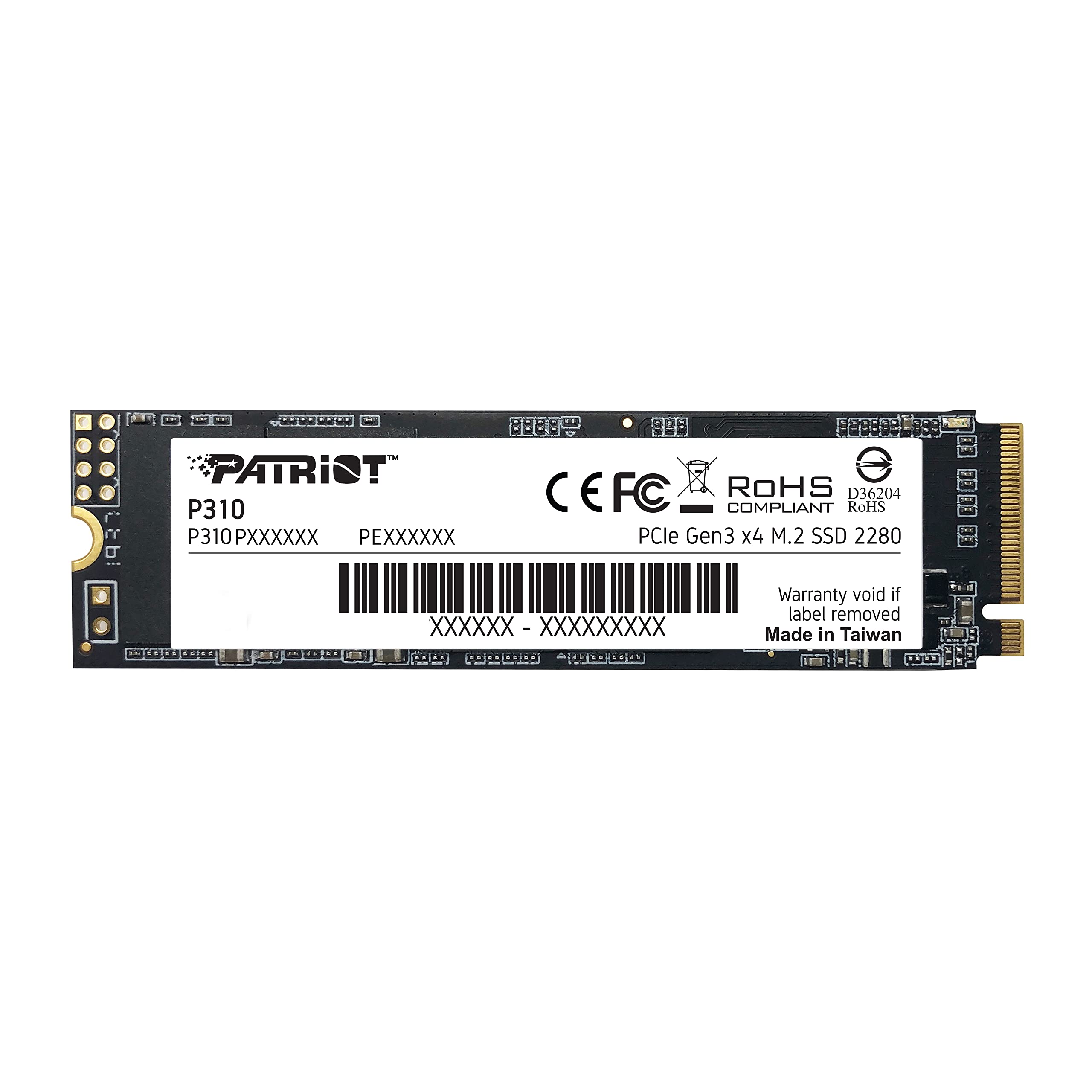 Memoria Interna Ssd Patriot P310 De 240 Gb Nvme Pcie M.2 Gen3 X 4 - Venta Internacional.