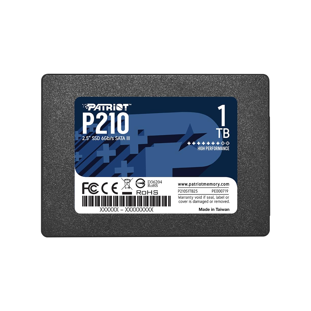 Ssd Interno Patriot P210 De 1 Tb Sata 3 2.5 - P210s1tb25 - Venta Internacional.