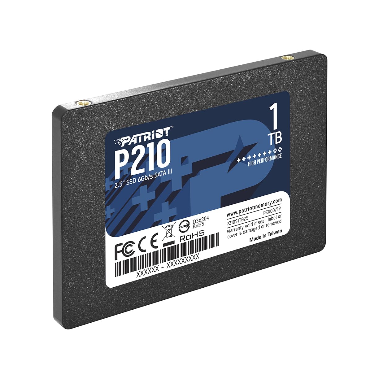 Foto 4 pulgar | Ssd Interno Patriot P210 De 1 Tb Sata 3 2.5 - P210s1tb25 - Venta Internacional.