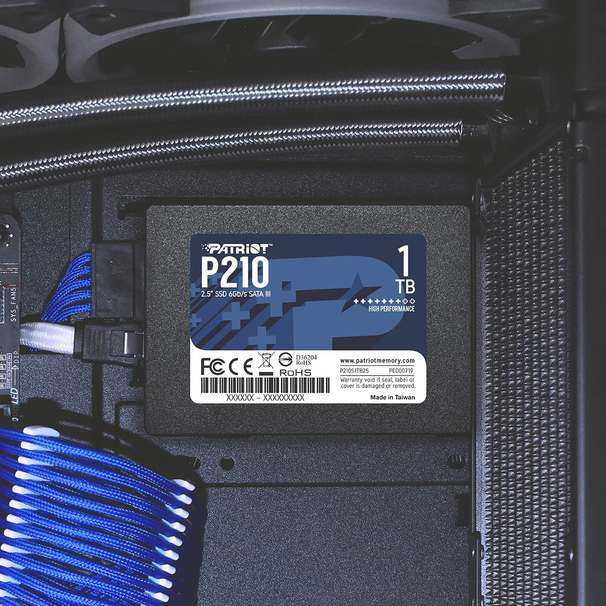 Foto 5 pulgar | Ssd Interno Patriot P210 De 1 Tb Sata 3 2.5 - P210s1tb25 - Venta Internacional.