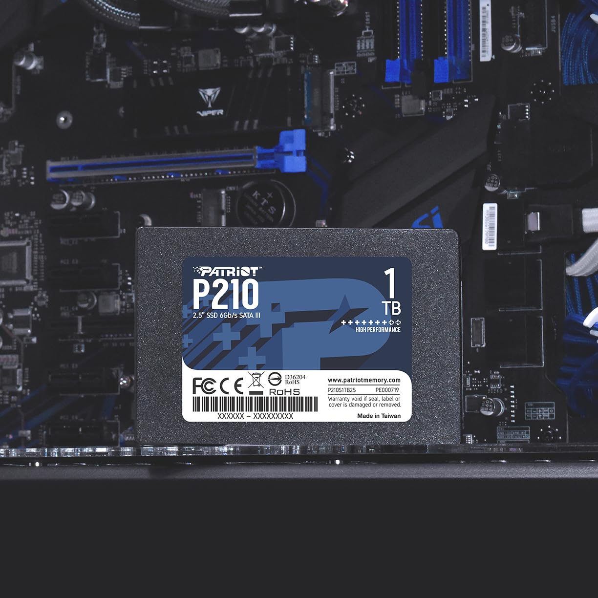 Foto 6 pulgar | Ssd Interno Patriot P210 De 1 Tb Sata 3 2.5 - P210s1tb25 - Venta Internacional.