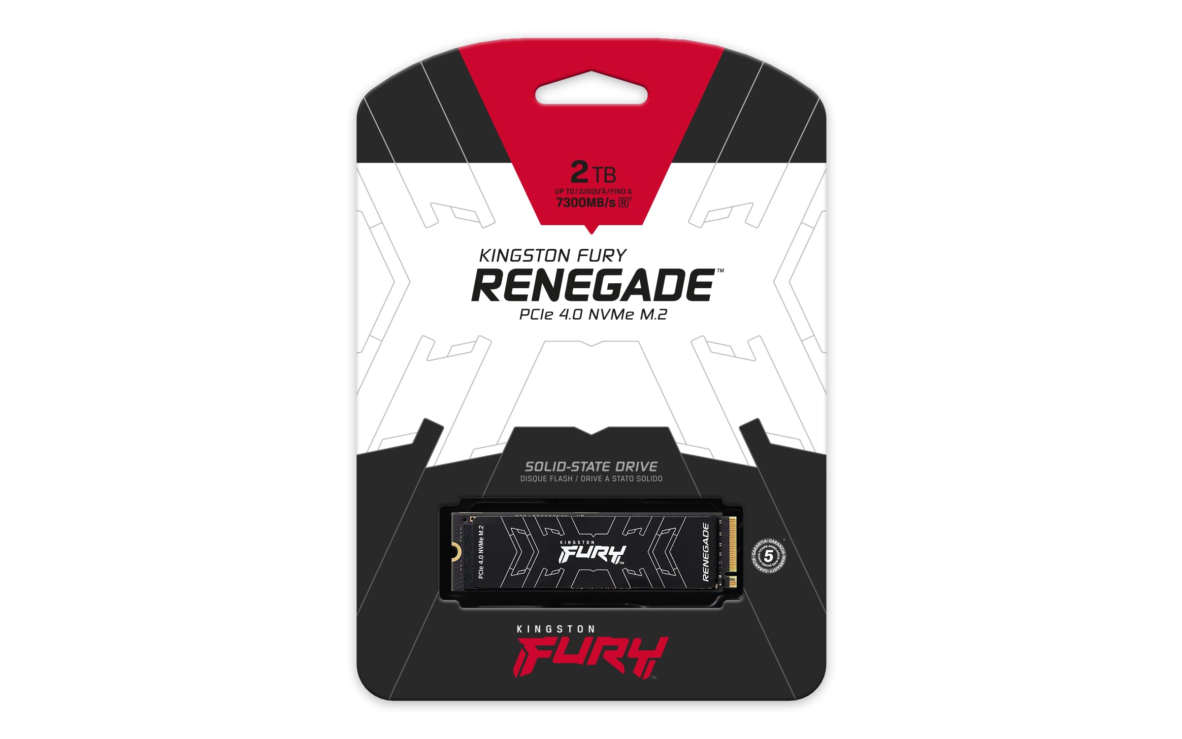 Foto 3 pulgar | Unidad De Estado Sólido Kingston Fury Renegade 2tb Pcie Gen 4.0 - Venta Internacional.