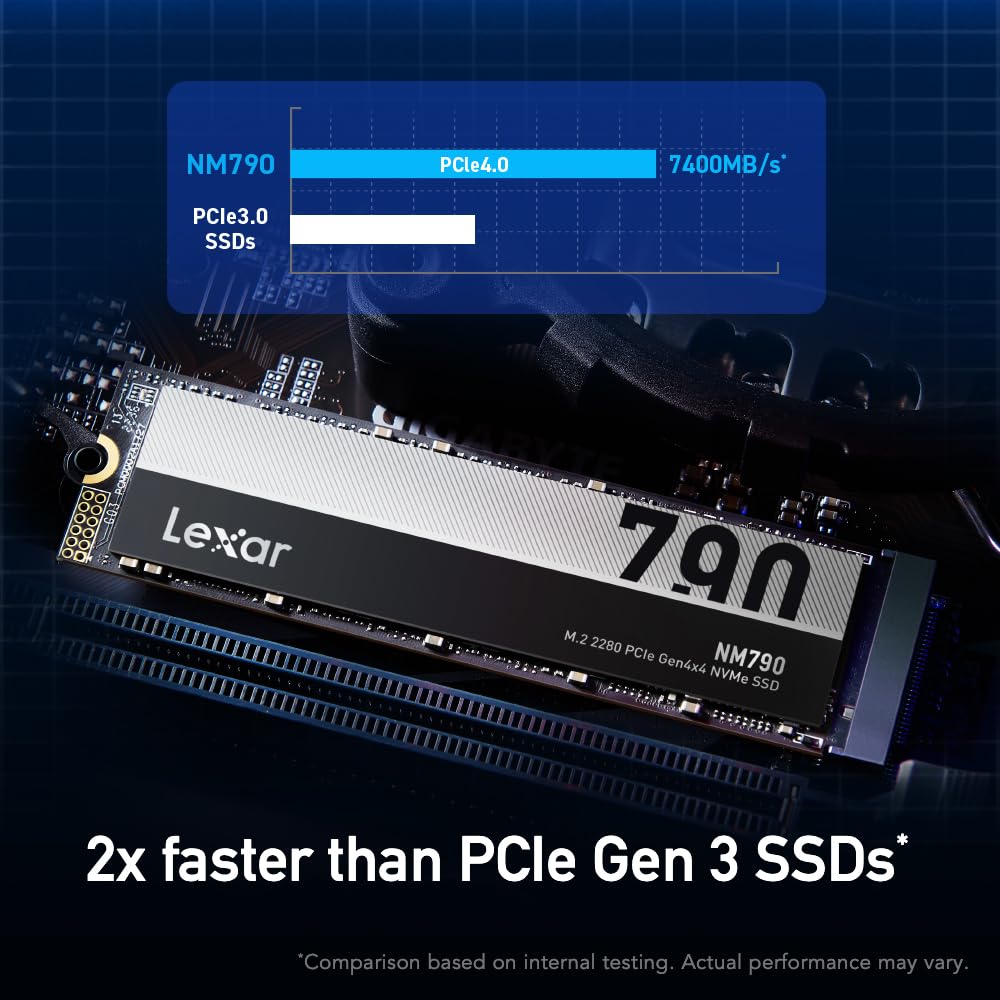 Foto 4 pulgar | Unidad De Estado Sólido Lexar 4tb Nm790 Ssd Pcie Gen4 Nvme M.2 - Venta Internacional.