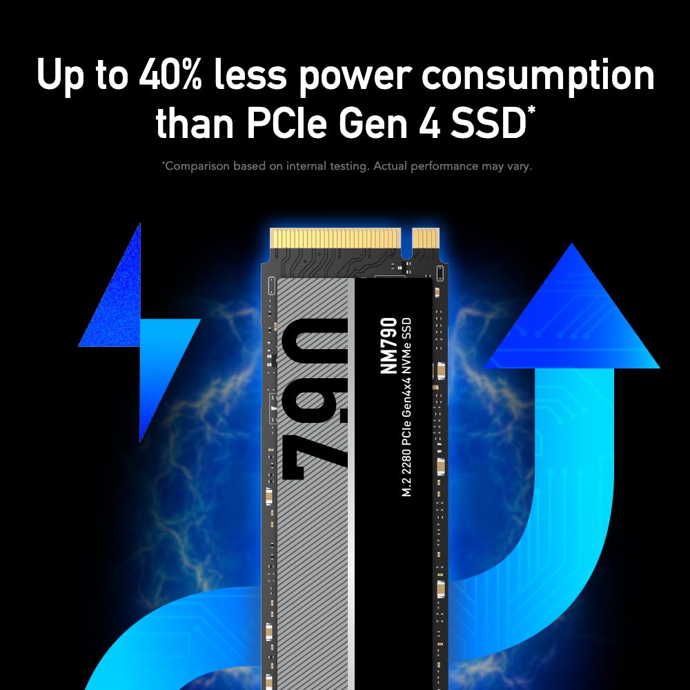Foto 5 pulgar | Unidad De Estado Sólido Lexar 4tb Nm790 Ssd Pcie Gen4 Nvme M.2 - Venta Internacional.