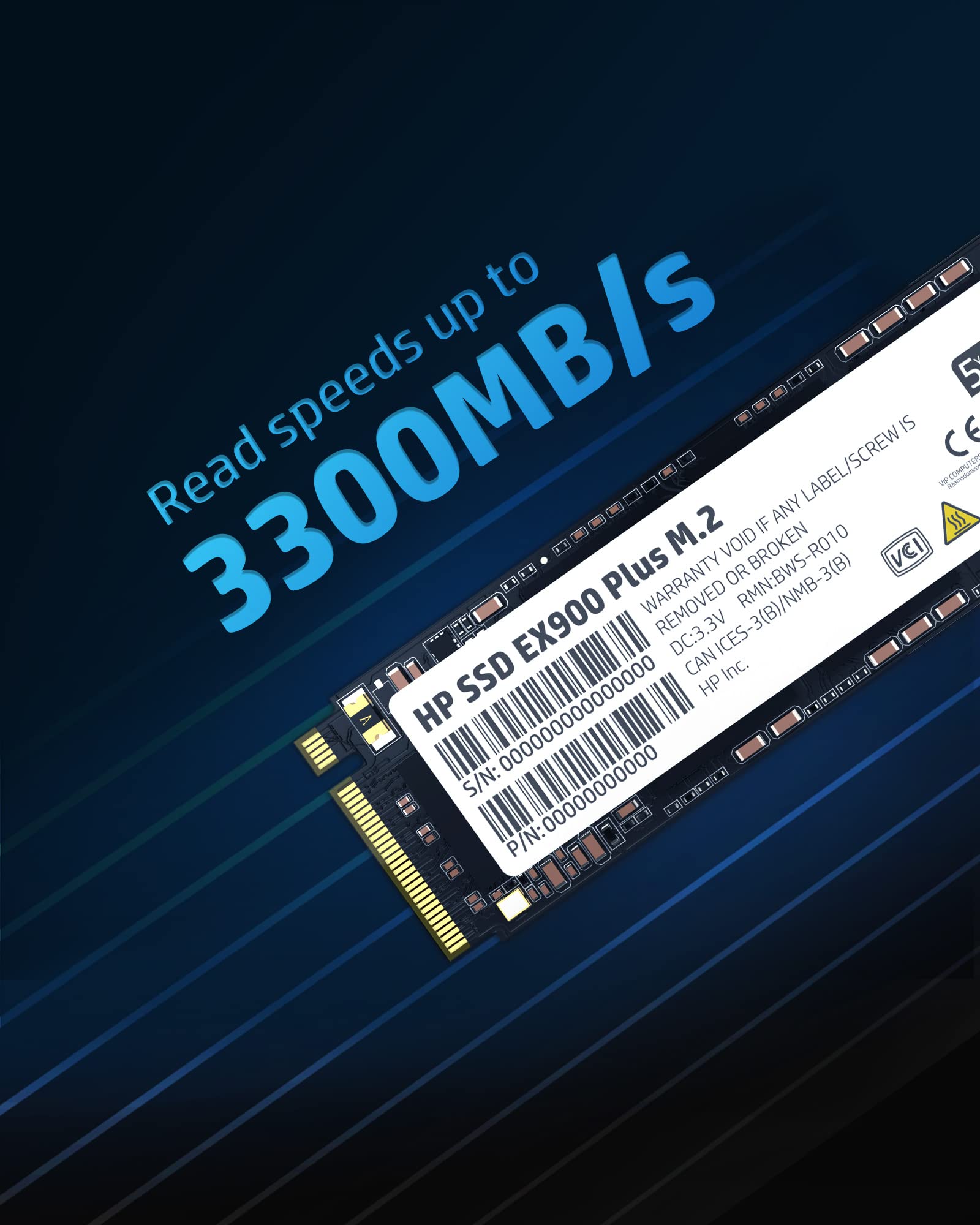 Foto 4 pulgar | Ssd Hp Ex900 Plus De 1 Tb M.2 - 3300 Mb/s De Lectura 2700 Mb/s De Escritura - Venta Internacional.