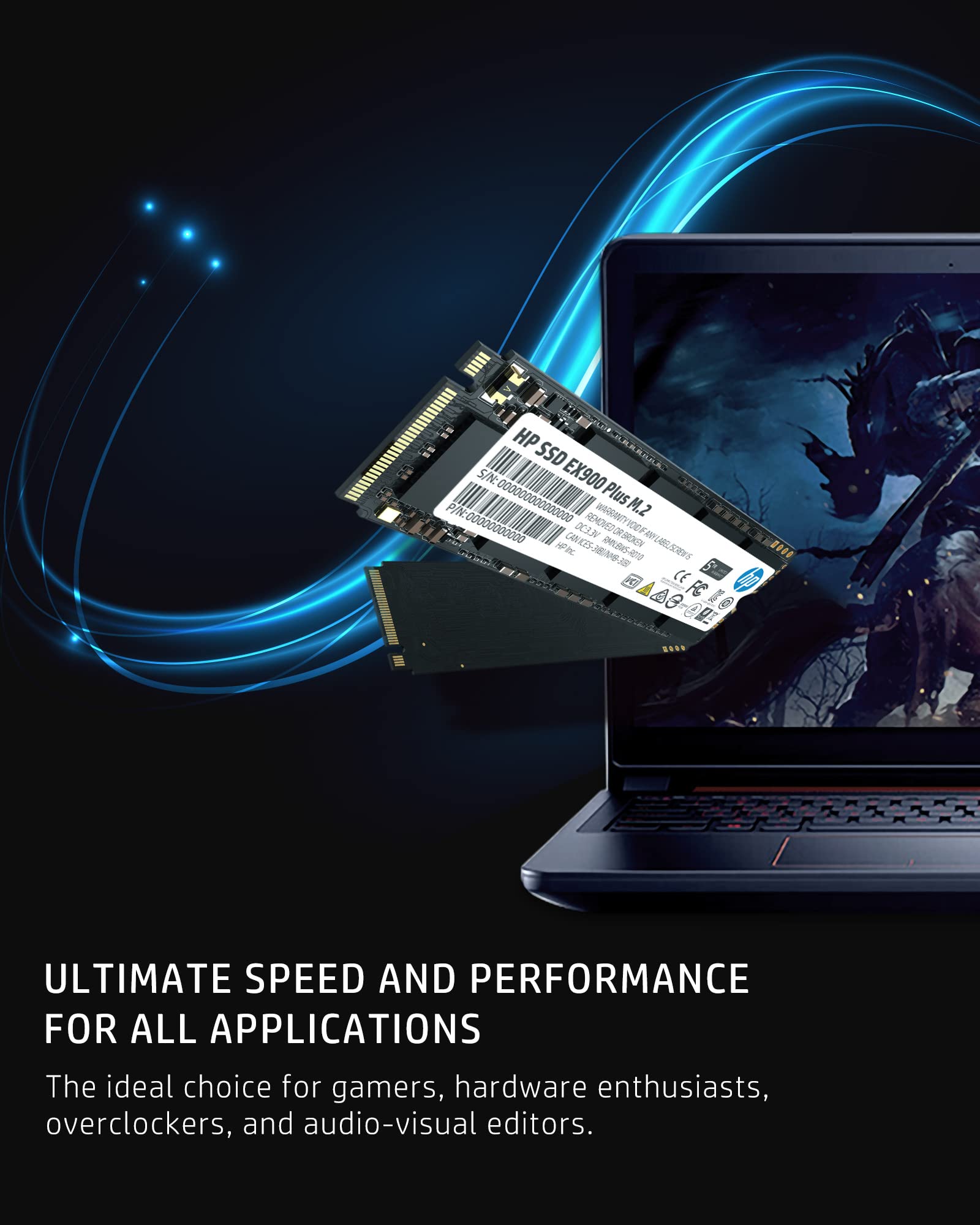 Foto 5 | Ssd Hp Ex900 Plus De 1 Tb M.2 - 3300 Mb/s De Lectura 2700 Mb/s De Escritura - Venta Internacional.
