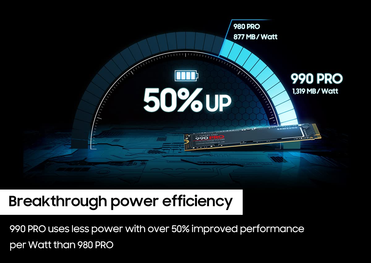 Foto 4 pulgar | SSD Samsung 990 Pro Pcie 4.0 M.2 2280 de 1 TB Interno - Venta Internacional