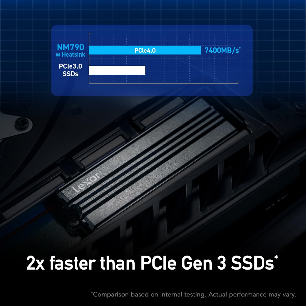 Foto 5 pulgar | Unidad De Estado Sólido Lexar Nm790 Ssd Pcie Gen4 Nvme M.2 - Venta Internacional.