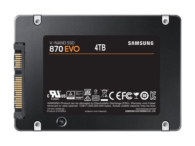Foto 3 | Ssd Interno Samsung 870 Evo 4tb Sata Iii 2.5'' Negro - Venta Internacional.