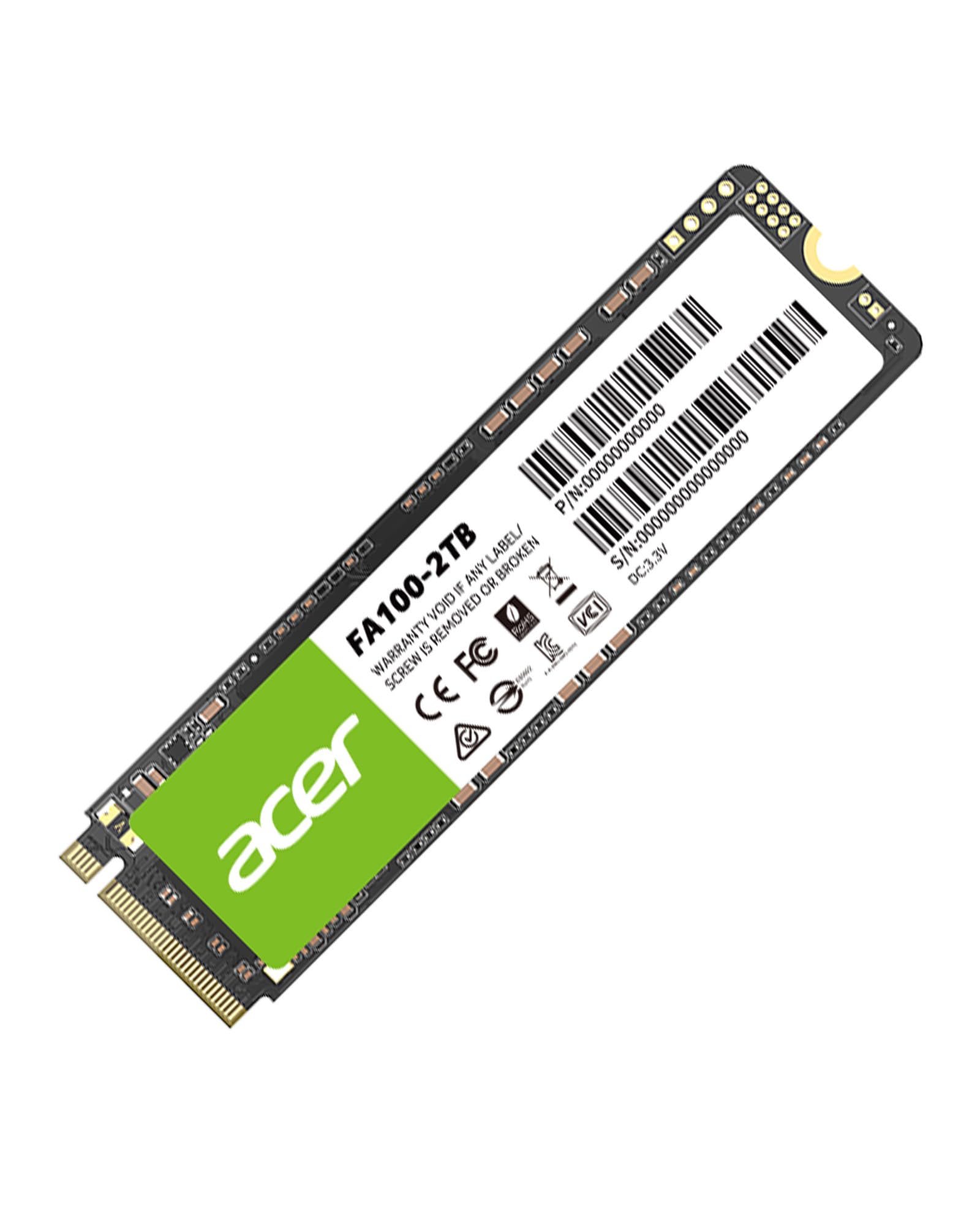 Foto 2 pulgar | Unidad De Estado Sólido Acer Fa100 2tb M.2 Ssd 2280 Nvme Gen3 X4 - Venta Internacional.