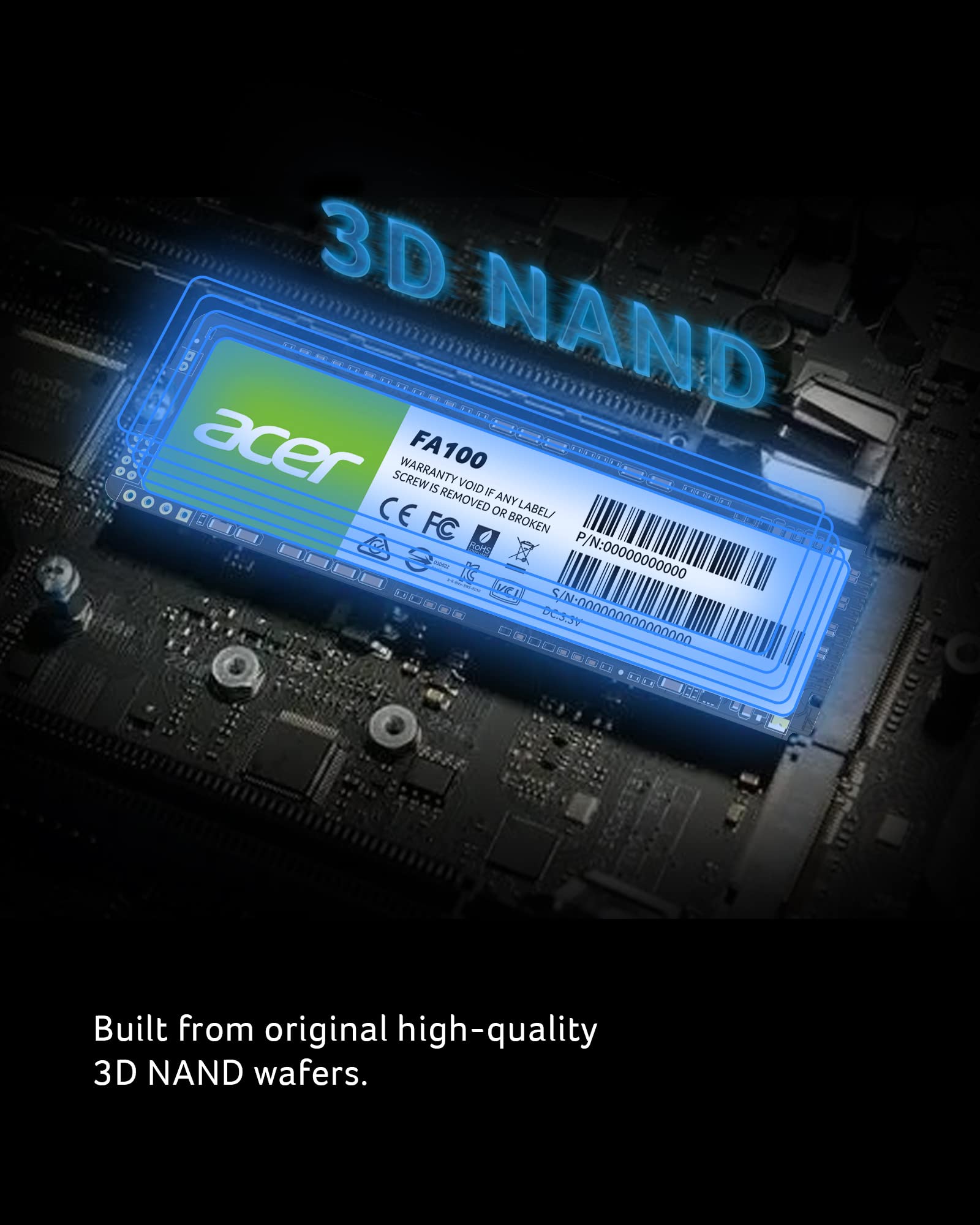 Foto 2 | Unidad De Estado Sólido Acer Fa100 2tb M.2 Ssd 2280 Nvme Gen3 X4 - Venta Internacional.
