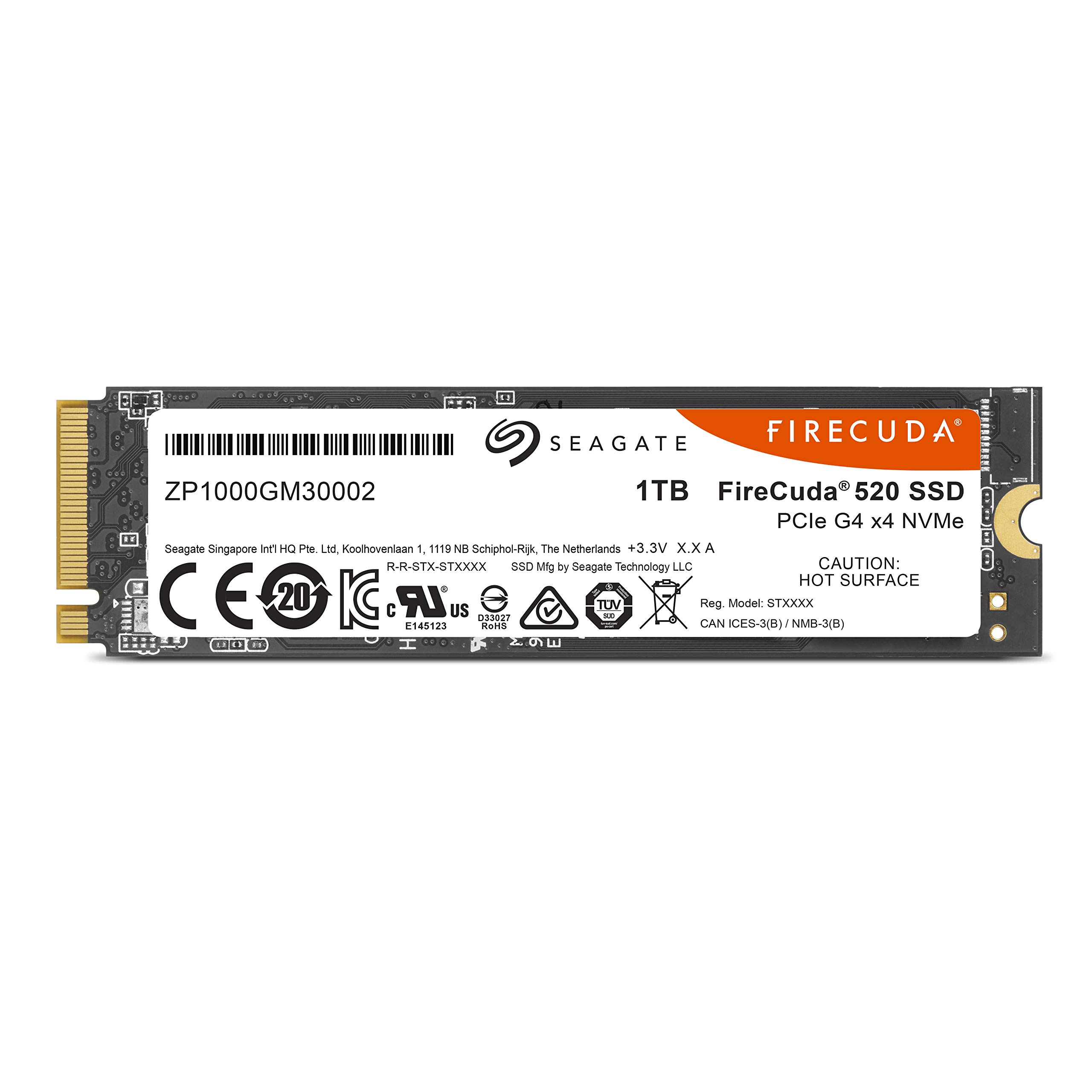 Foto 3 pulgar | Unidad De Estado Sólido Interna Seagate Firecuda 520 1tb Pcie Gen4 - Venta Internacional.