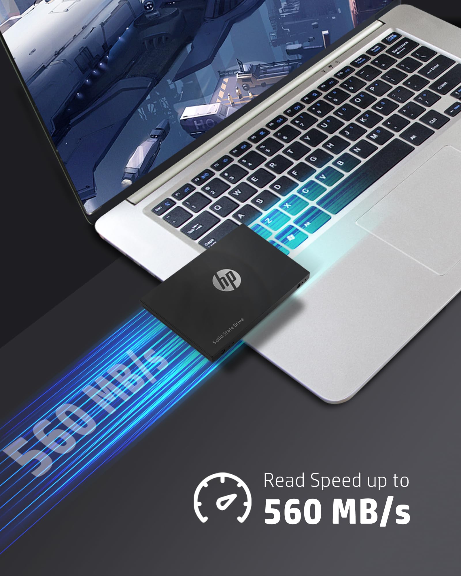 Foto 3 pulgar | Pc Interno Ssd Hp S750 De 512 Gb, 2,5 Pulgadas, Sata Iii, 560 Mb/s - Venta Internacional.
