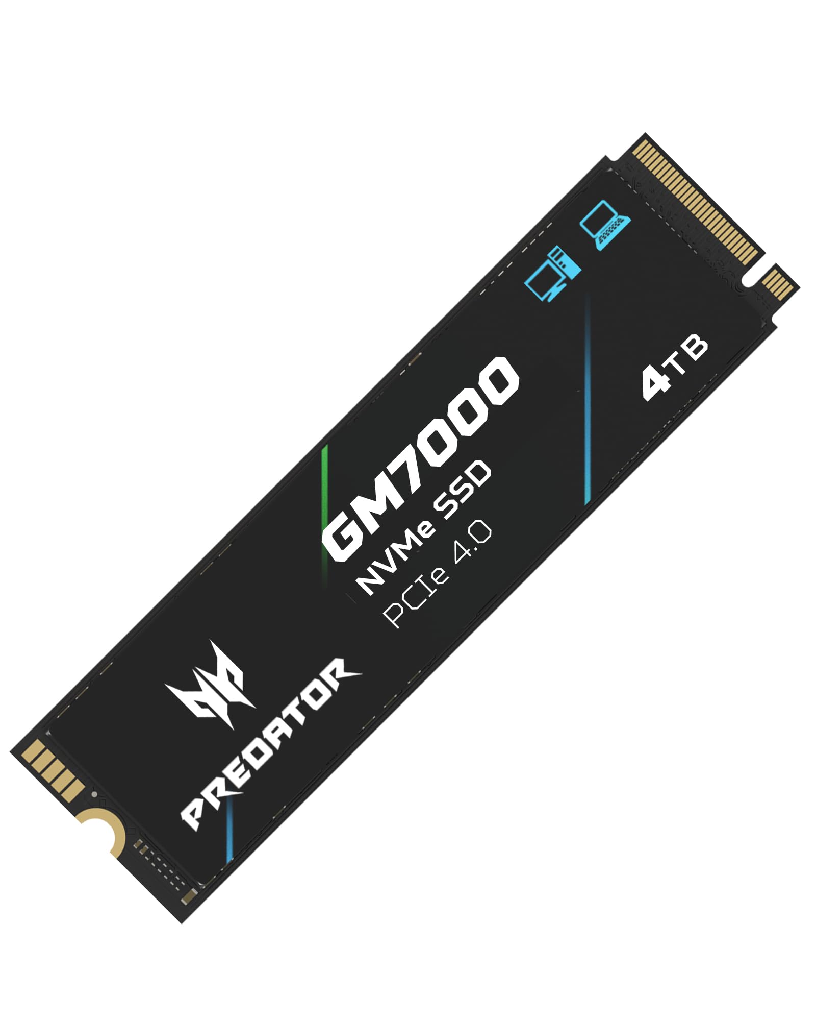 Ssd Acer Predator M.2 Gm7000 Nvme 1.4 2280 Pcie Gen4 × 4 De 4 Tb - Venta Internacional.