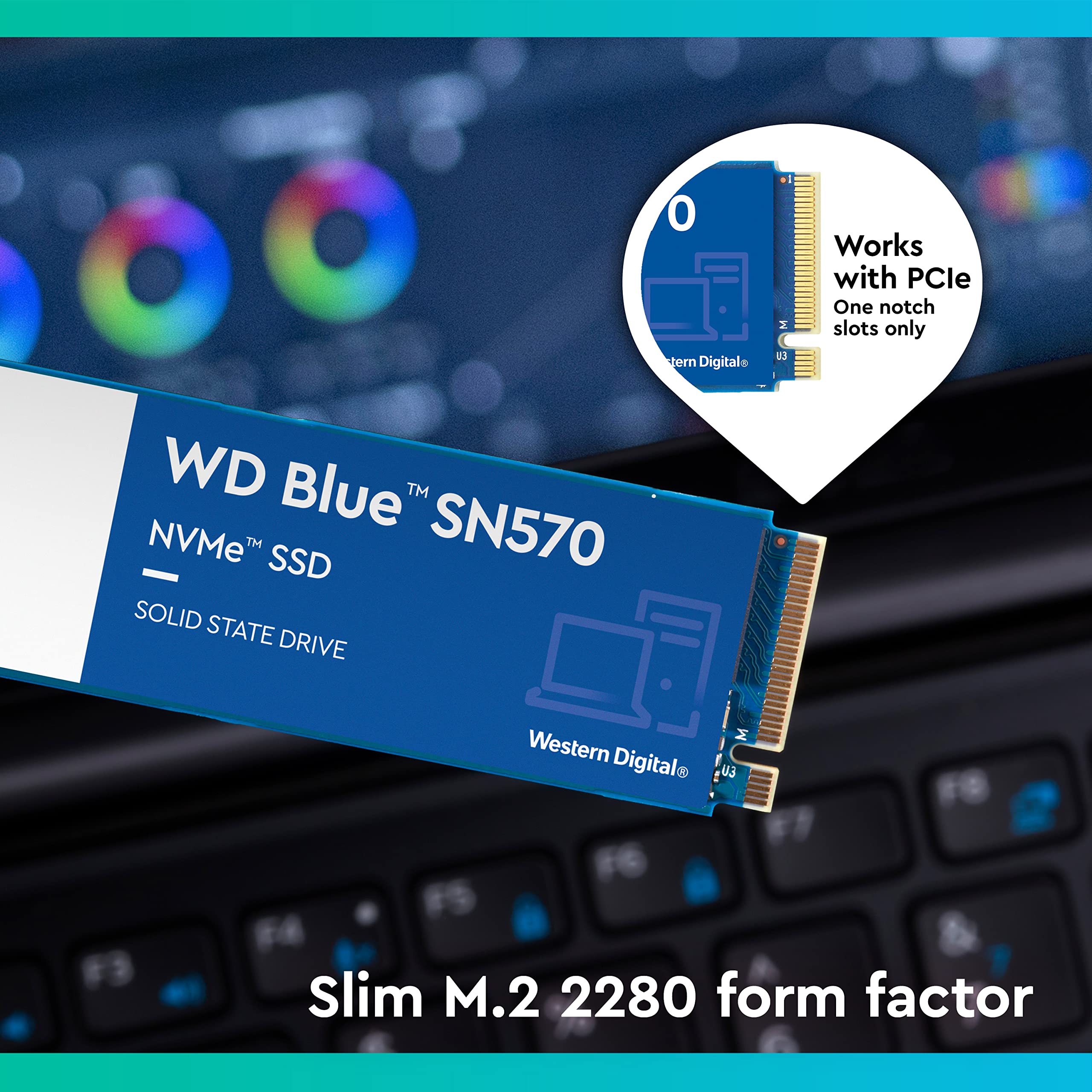 Foto 5 pulgar | Unidad De Estado Sólido Ssd Western Digital 2tb Wd Blue Sn570 - Venta Internacional.