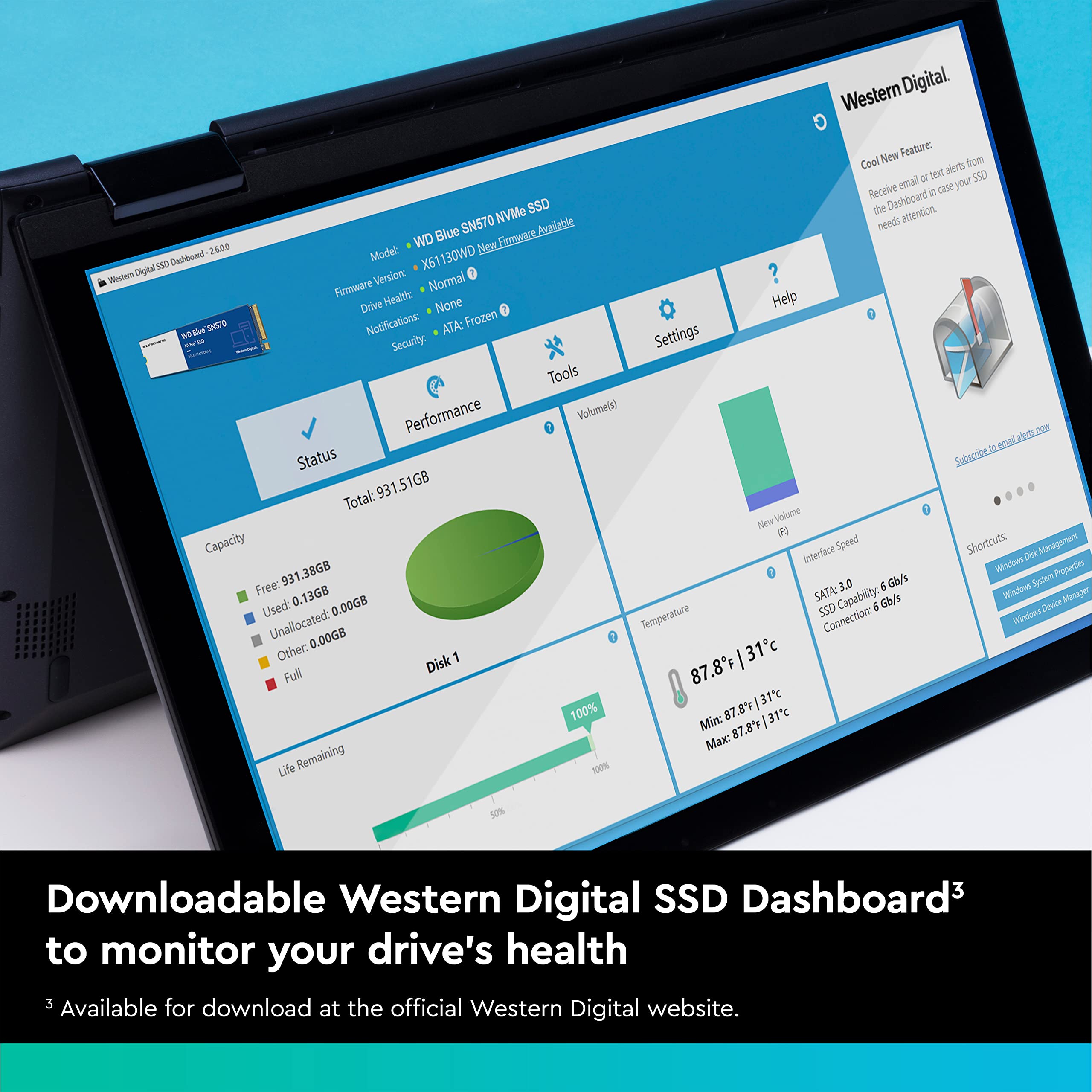 Foto 6 pulgar | Unidad De Estado Sólido Ssd Western Digital 2tb Wd Blue Sn570 - Venta Internacional.