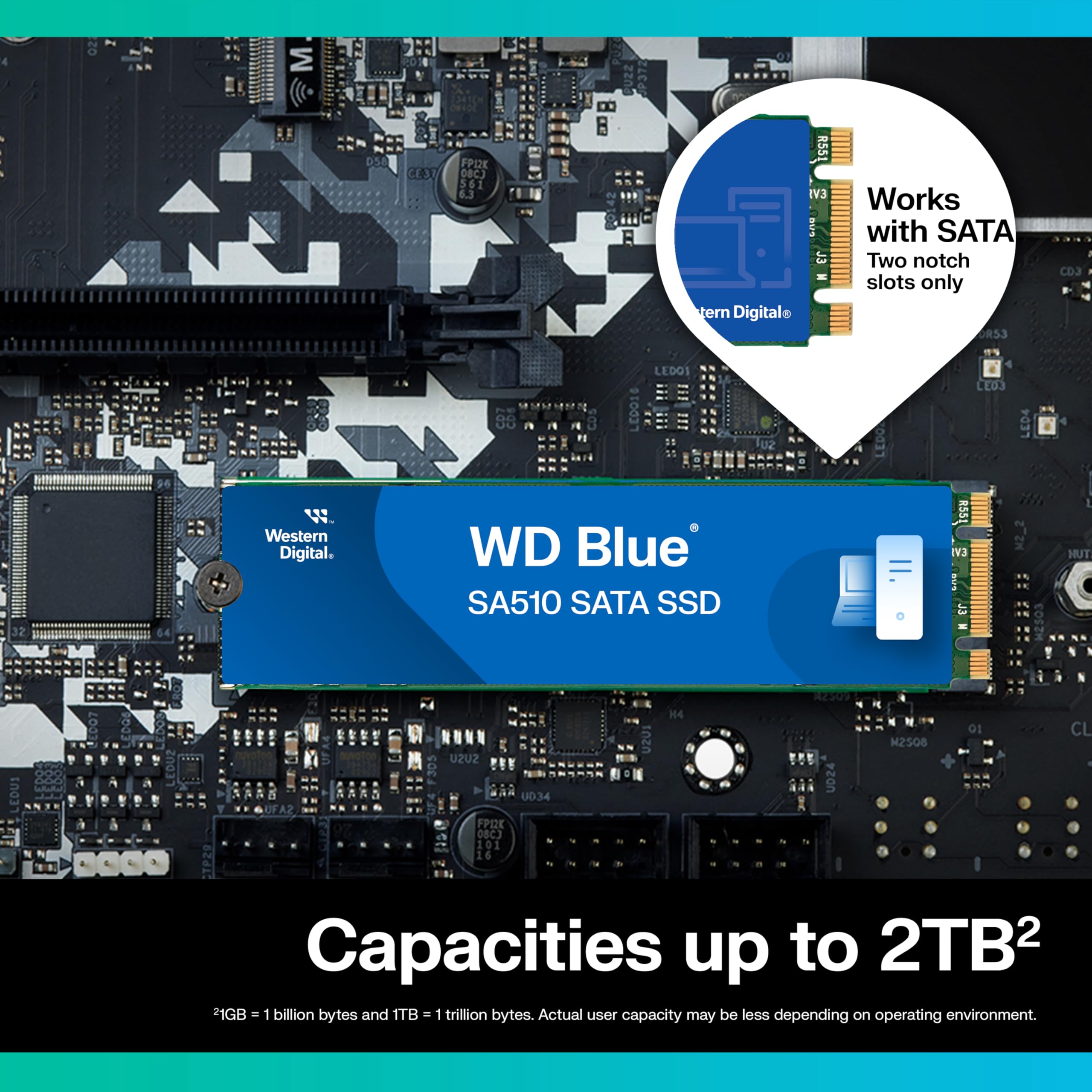 Foto 6 pulgar | Unidad De Estado Sólido Western Digital Wd Blue Sa510 1tb Sata - Venta Internacional.