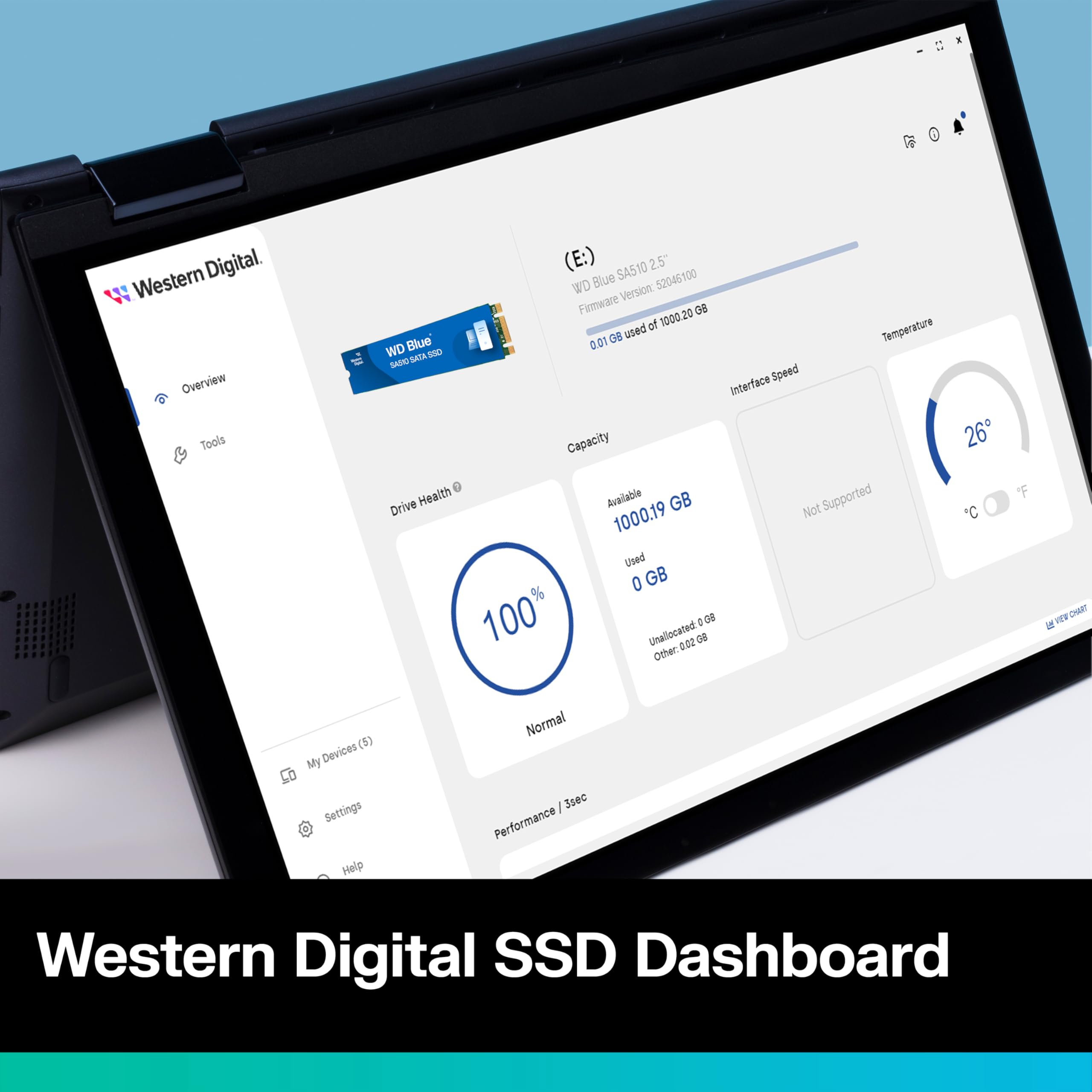 Foto 6 | Unidad De Estado Sólido Western Digital Wd Blue Sa510 1tb Sata - Venta Internacional.