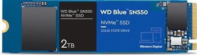 Foto 1 | Ssd Western Digital Wd Blue Sn550 Nvme M.2 2280 Gen3 De 2 Tb - Venta Internacional.