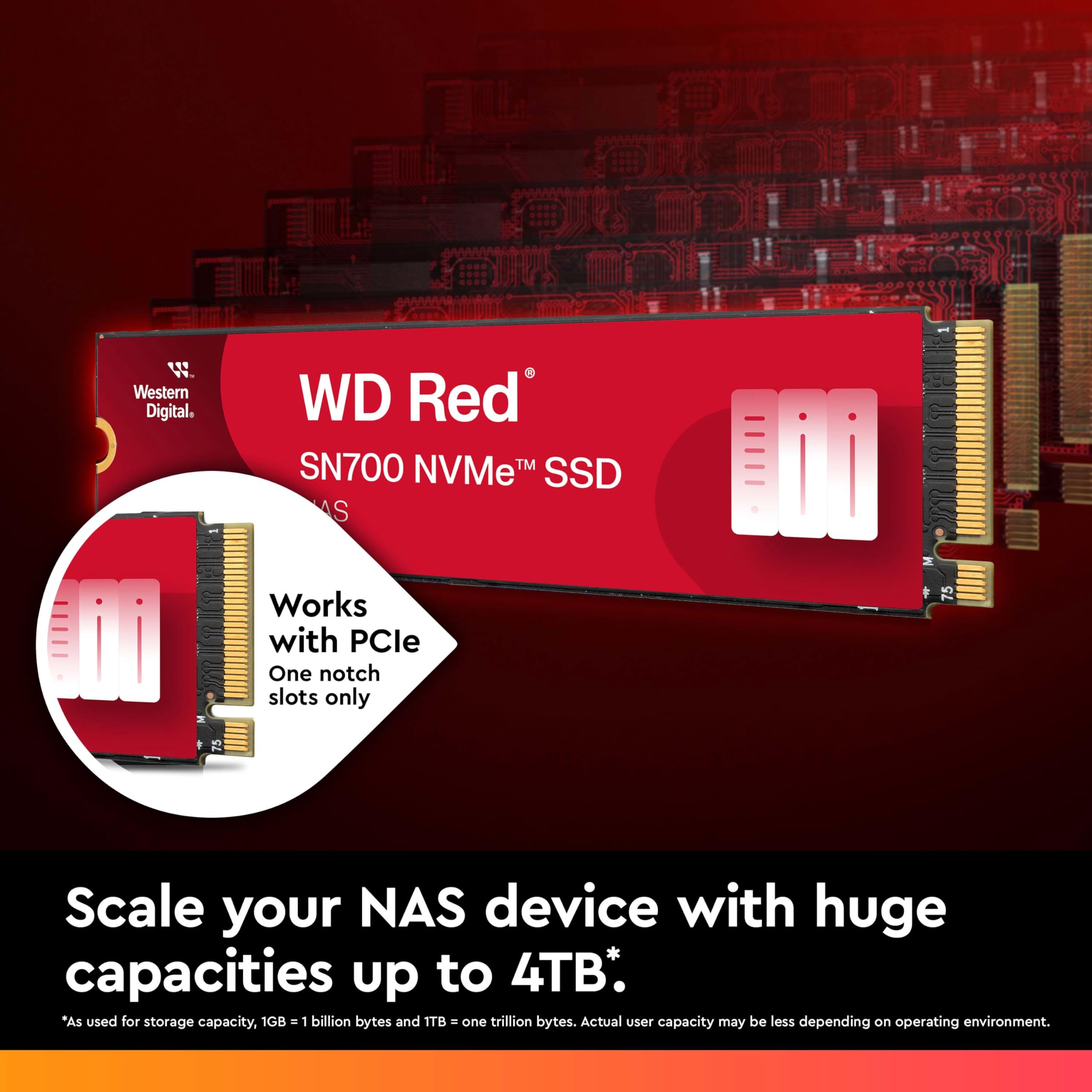 Foto 7 pulgar | Unidad De Estado Sólido Western Digital Wd Red Sn700 Nvme De 1 Tb - Venta Internacional.