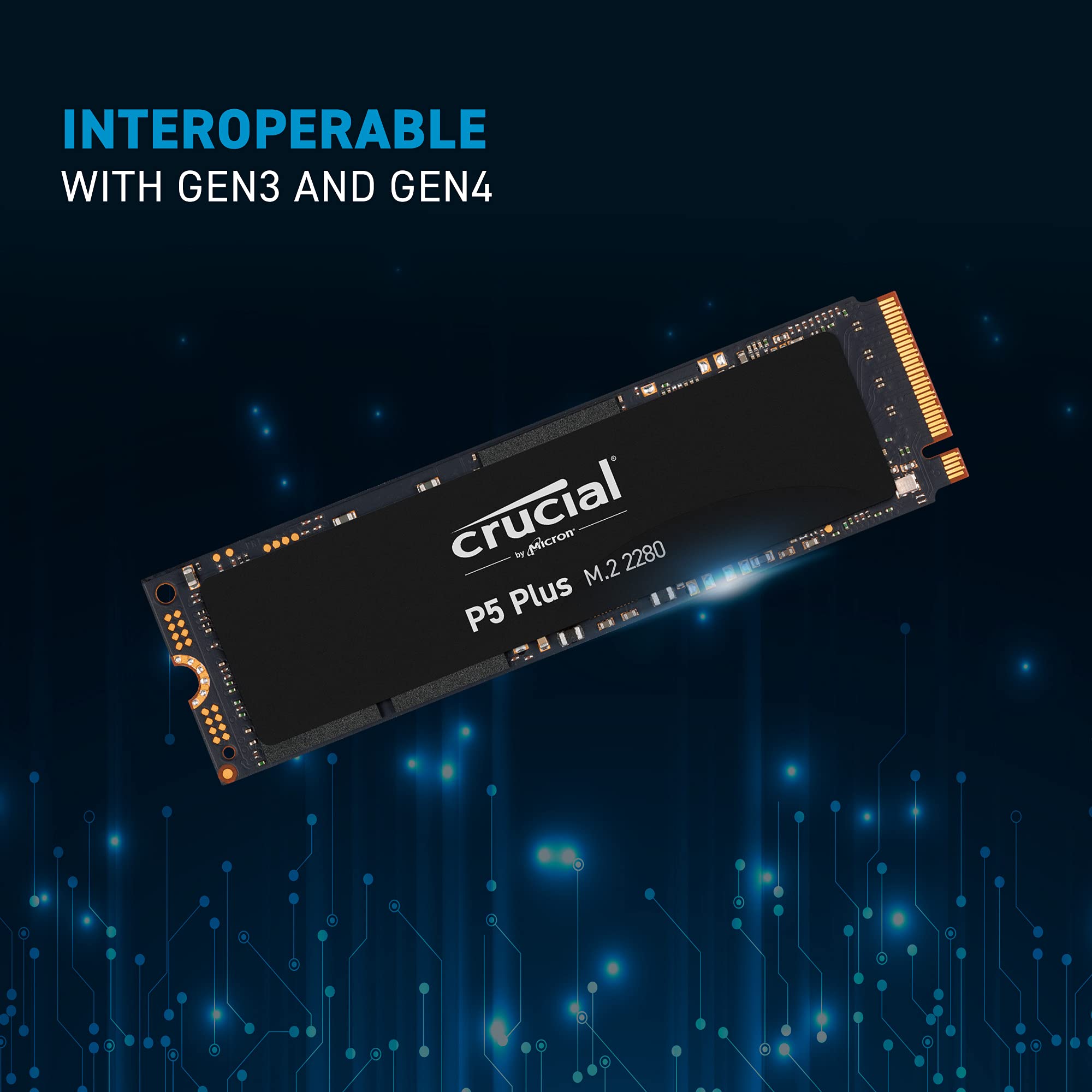 Foto 5 pulgar | Unidad De Estado Sólido Crucial P5 Plus De 2 Tb Pcie Gen4 3d Nand Nvme - Venta Internacional.