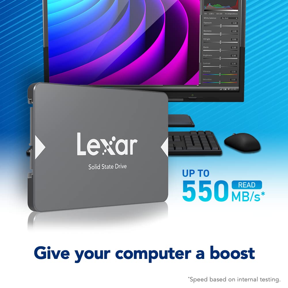 Foto 3 pulgar | Unidad De Estado Sólido Lexar Ns100 128gb Sata Iii 2.5'' Gris - Venta Internacional.