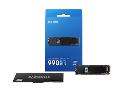 Foto 1 | Ssd Samsung 990 Evo Plus 4tb Negro M.2 Pcie 4.0/5.0 2280 Nvme Mz-v9s4t0b/am