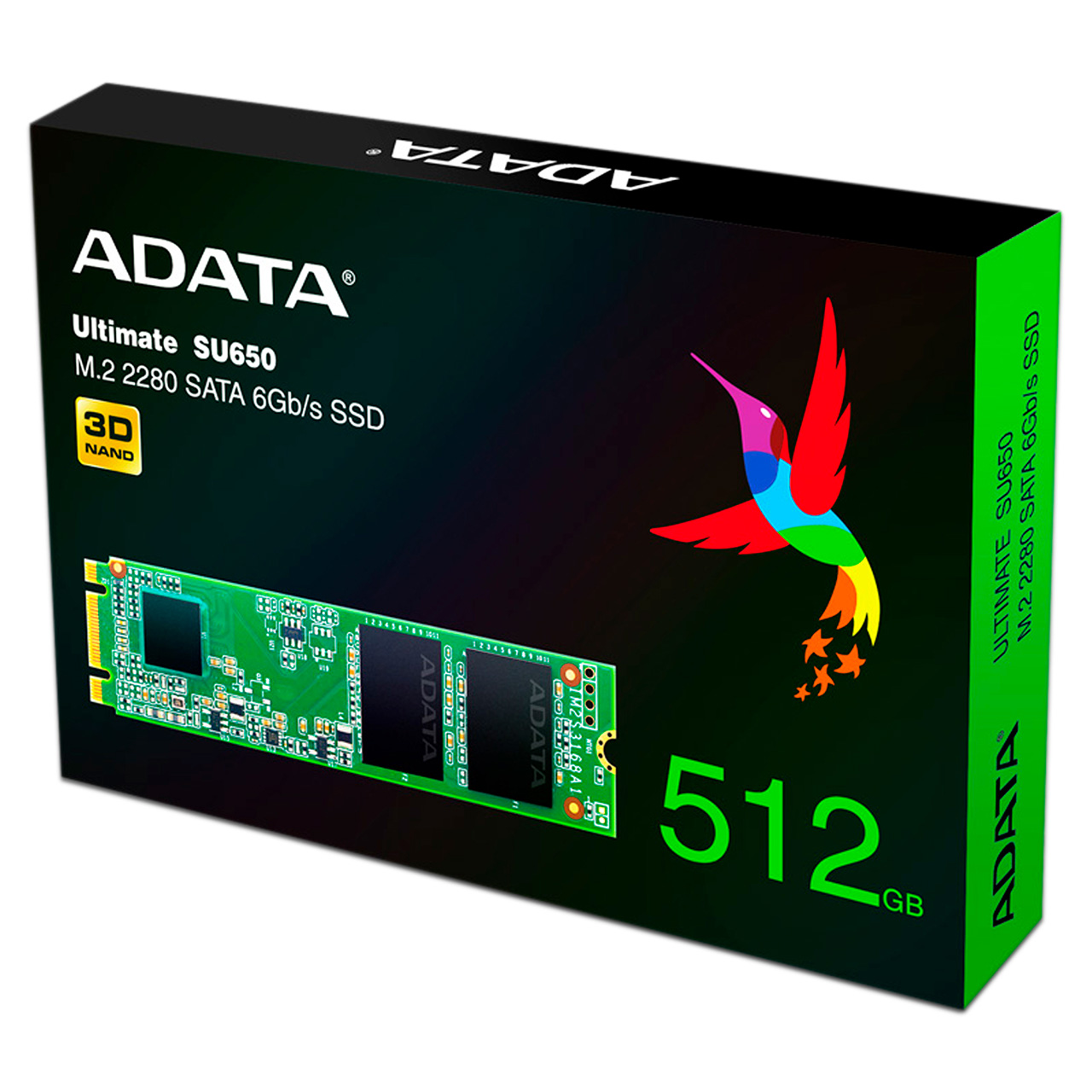 Foto 3 pulgar | Unidad De Estado Sólido Adata Su650 De 512gb, M.2 Sata Iii