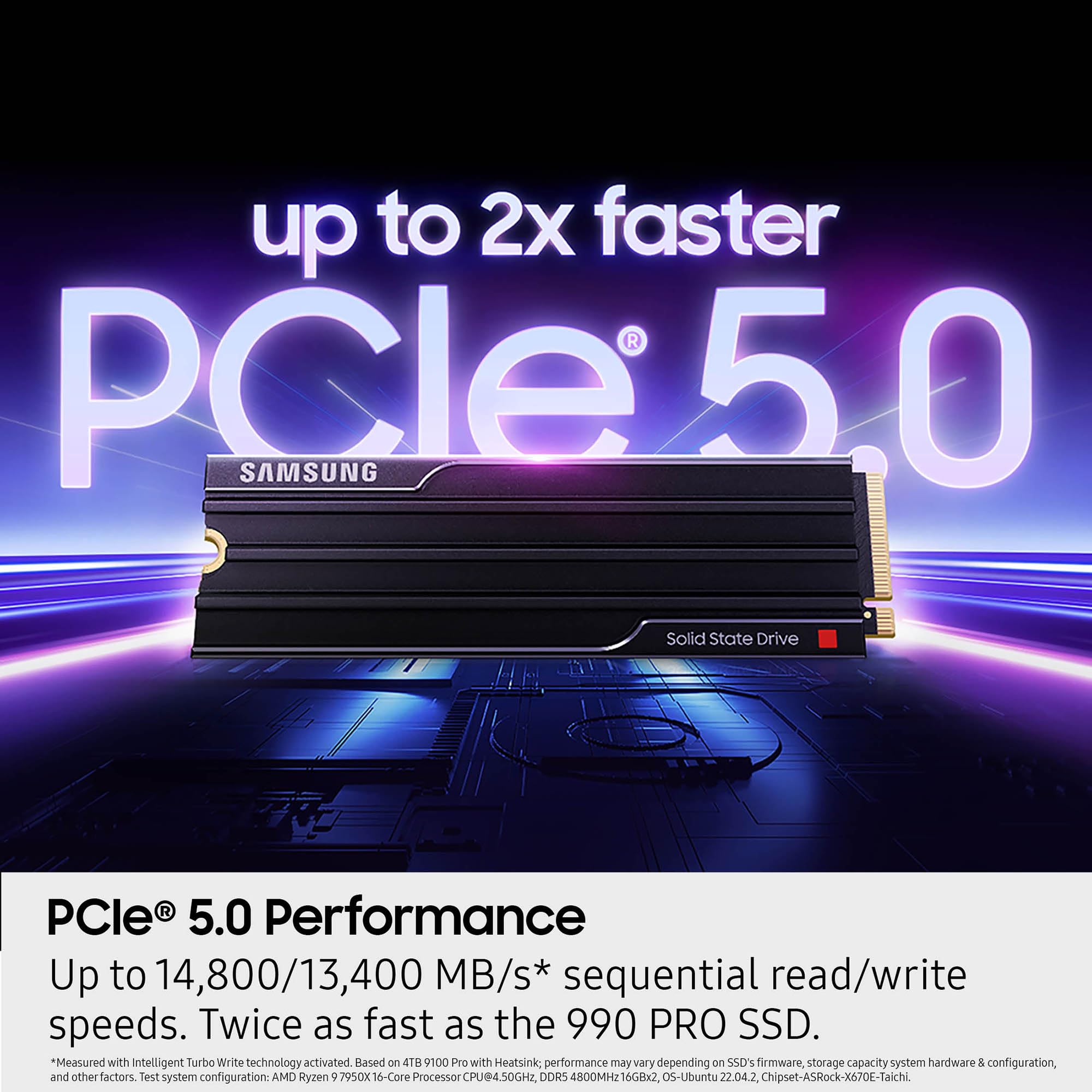 Foto 4 pulgar | Ssd Samsung 9100 Pro Con Disipador Térmico De 1 Tb Pcie 5.0x4 M.2 2280 - Venta Internacional.