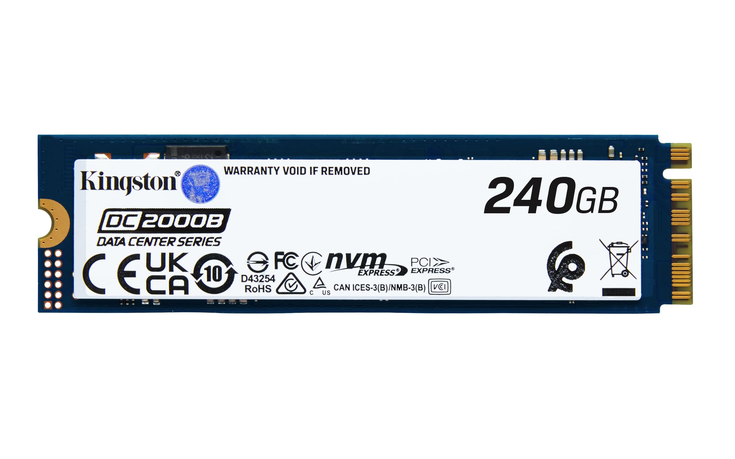 Unidad De Estado Sólido Kingston Dc2000b 240gb M.2 2280 Nvme 4.0 - Venta Internacional.