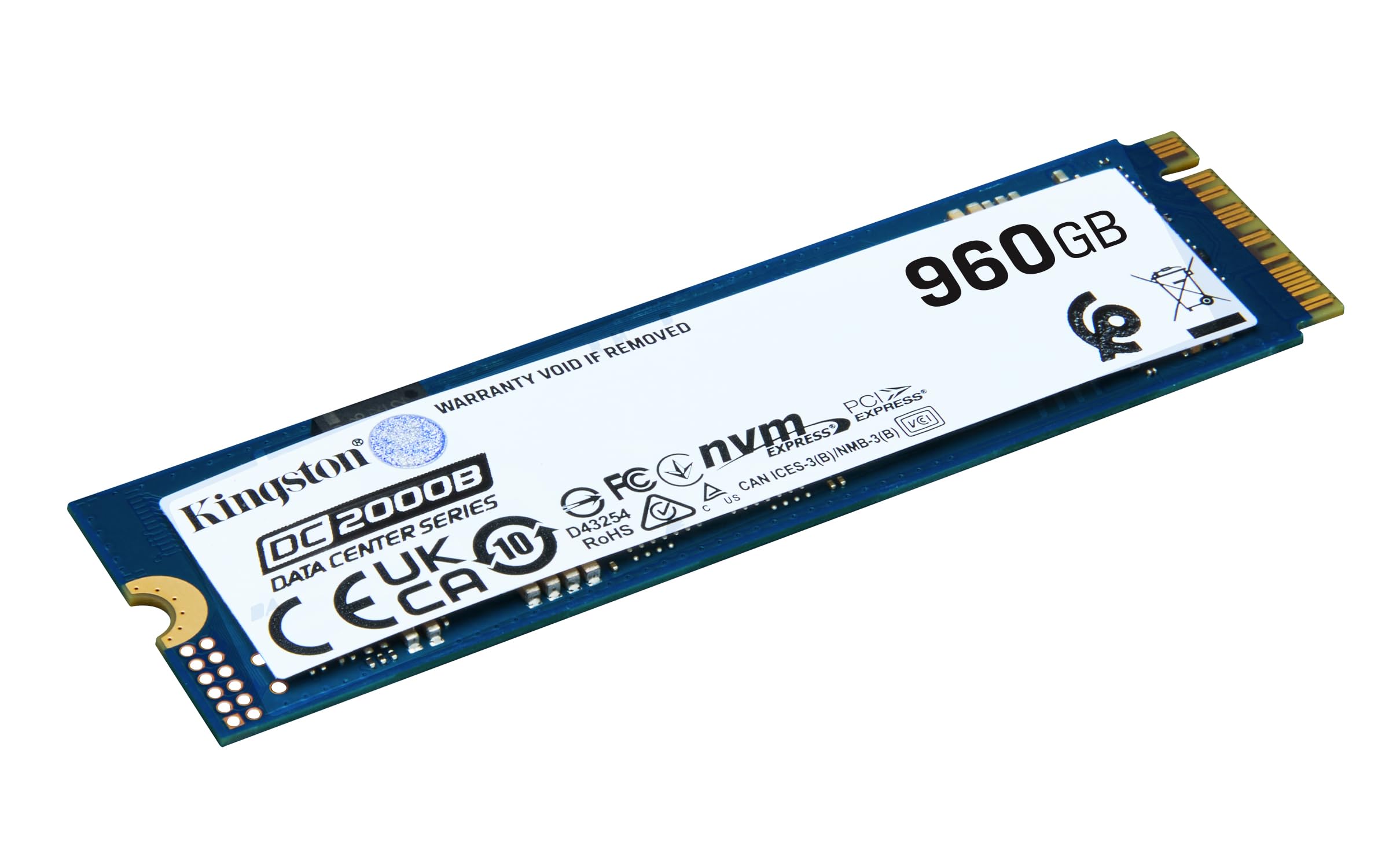 Foto 3 pulgar | Unidad De Estado Sólido Kingston Dc2000b 960 Gb M.2 2280 Nvme 4.0 - Venta Internacional.