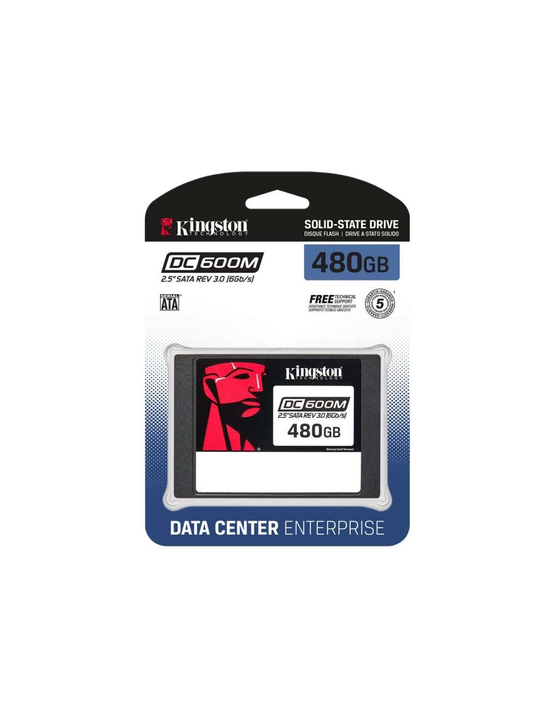 Foto 5 pulgar | Ssd Kingston Technology Dc600m 2.5 480 Gb Ata Iii 3d Tlc Nand - Venta Internacional.