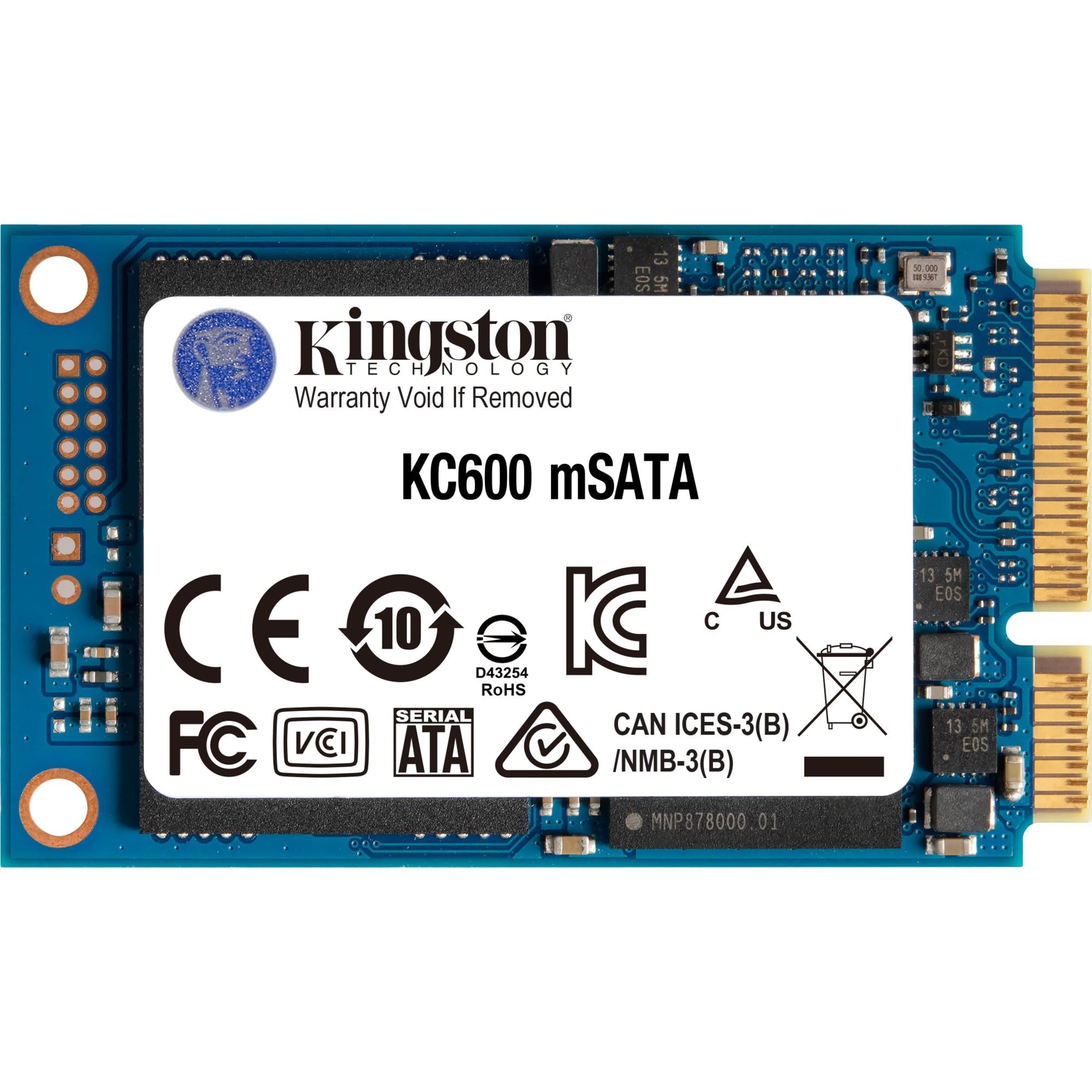 Foto 4 pulgar | Ssd Kingston Kc600 De 1024 Gb Sata3 Msata 3d Tlc Nand - Venta Internacional.