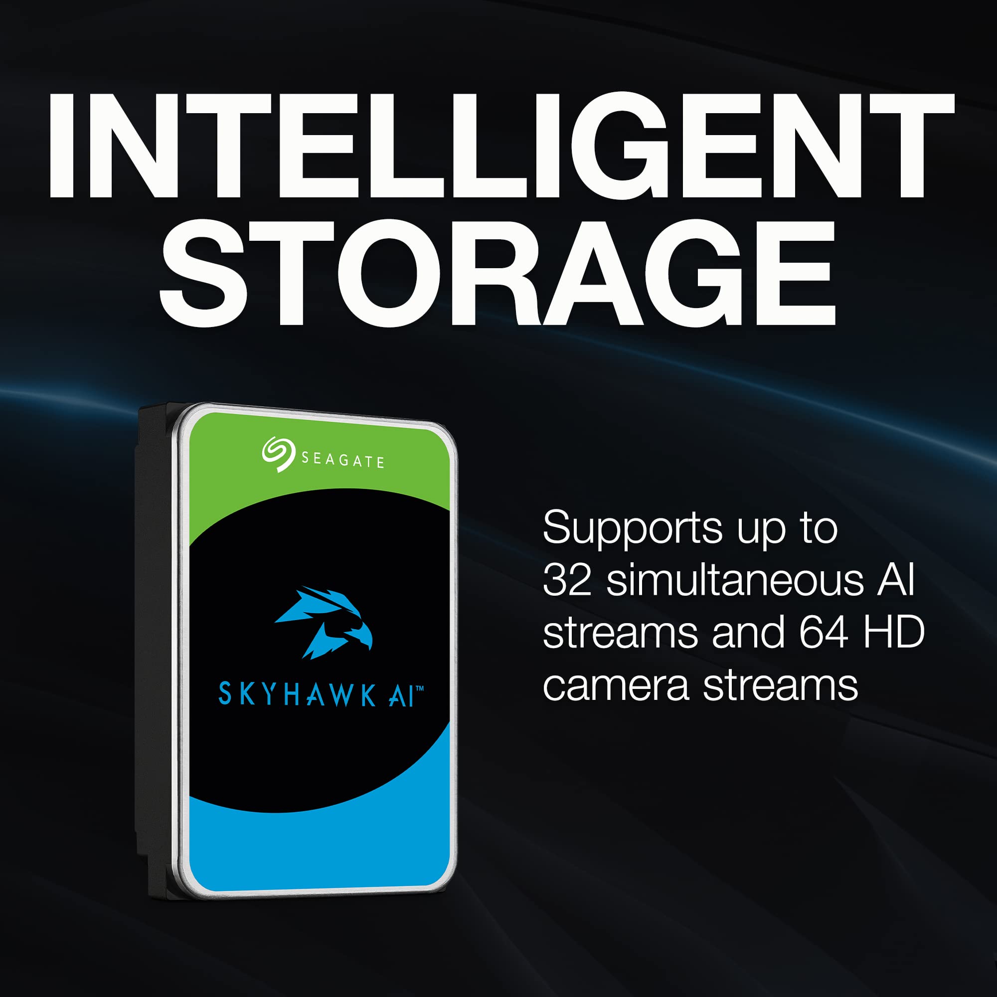 Foto 4 pulgar | Disco Duro Interno Seagate Skyhawk Ai 20tb Sata 3.5'' - Venta Internacional.