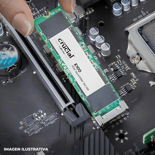Foto 6 | Unidad De Estado Solido Ssd M.2 1tb Crucial E100 Nvme Pcie 4.0 4500/5000 Ct1000e100ssd8