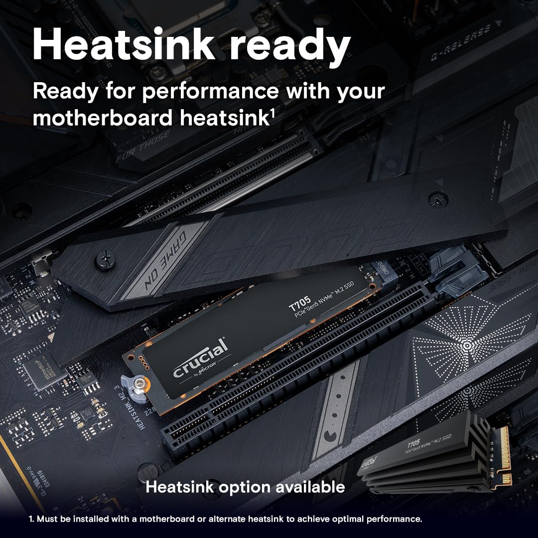 Foto 5 pulgar | Ssd Crucial New 2024 T705 4 Tb Pcie Gen5 Nvme M.2 14.100 Mb/s - Venta Internacional.