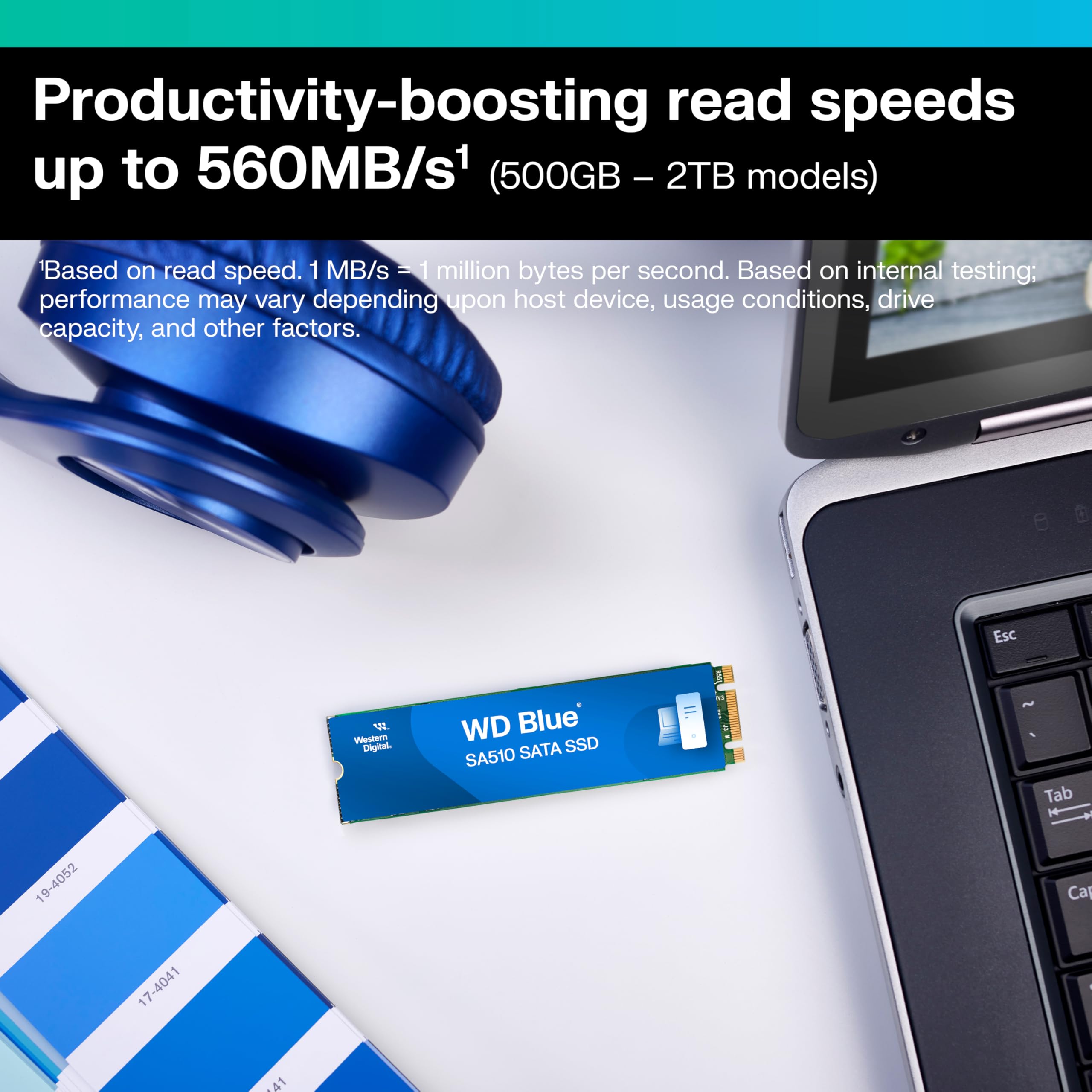Foto 3 | Unidad De Estado Sólido Western Digital Wd Blue Sa510 500gb - Venta Internacional.