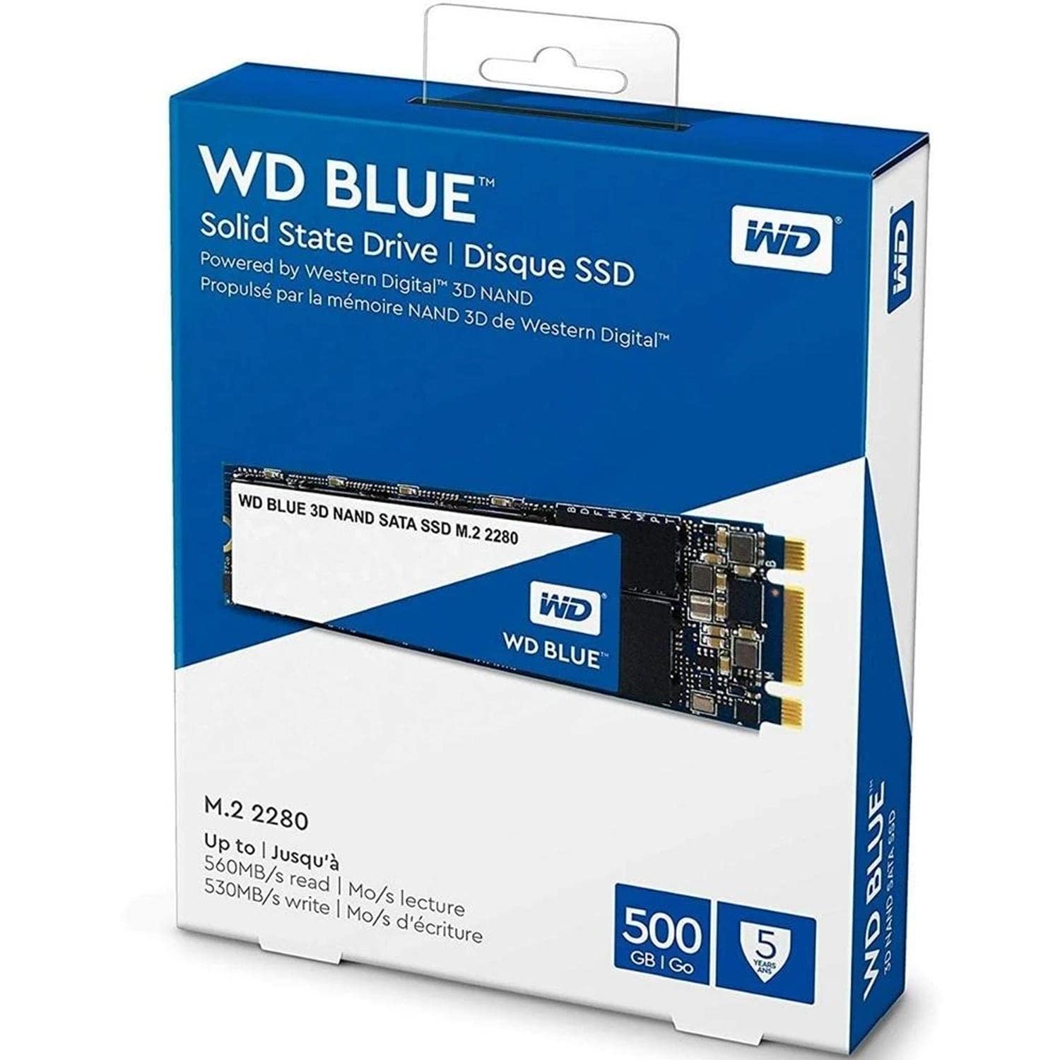 Foto 6 pulgar | Ssd Western Digital Wd Blue 3d Nand De 500 Gb M.2 2280 Sata Iii - Venta Internacional.