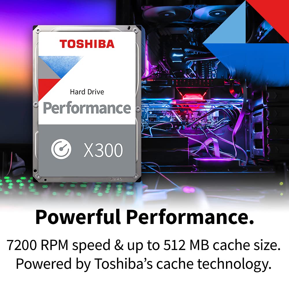 Foto 4 pulgar | Disco Duro Interno Toshiba X300 10tb Performance & Gaming - Venta Internacional.