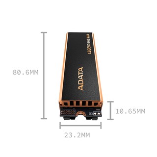 Foto 3 | Ssd Adata Legend 960 Max Pcie Gen4x4 Nvme M.2 De 1 Tb Con Disipador De Calor - Venta Internacional.