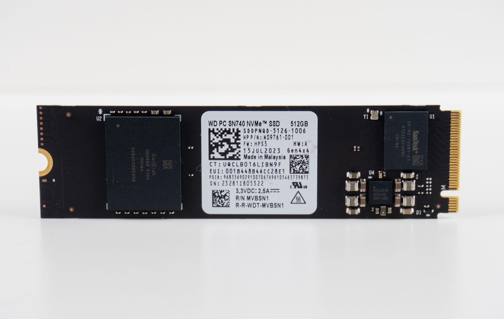Foto 1 | Unidad De Estado Sólido Western Digital Gaming Gen4 512gb - Venta Internacional.