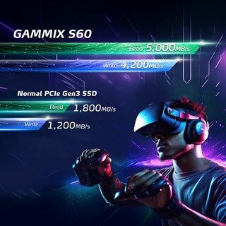 Foto 3 | Unidad De Estado Sólido Xpg Gammix S60 Blade Pcie Gen4 X4 M.2 2tb - Venta Internacional.