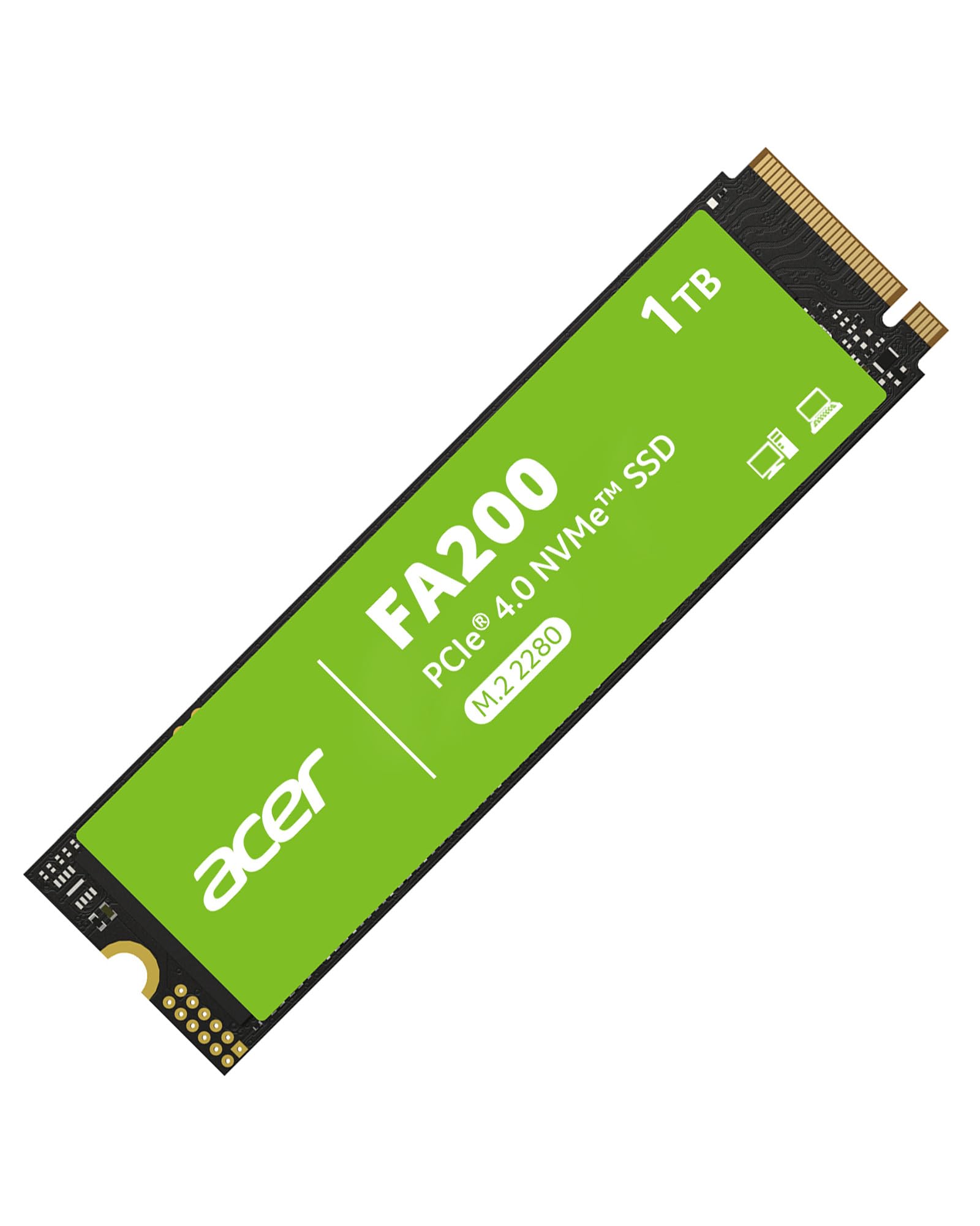 Foto 2 pulgar | Ssd Acer Fa200 Nvme Gen4 De 1 Tb, Pcie 4.0, M.2 2280 Para Ordenador Portátil - Venta Internacional.
