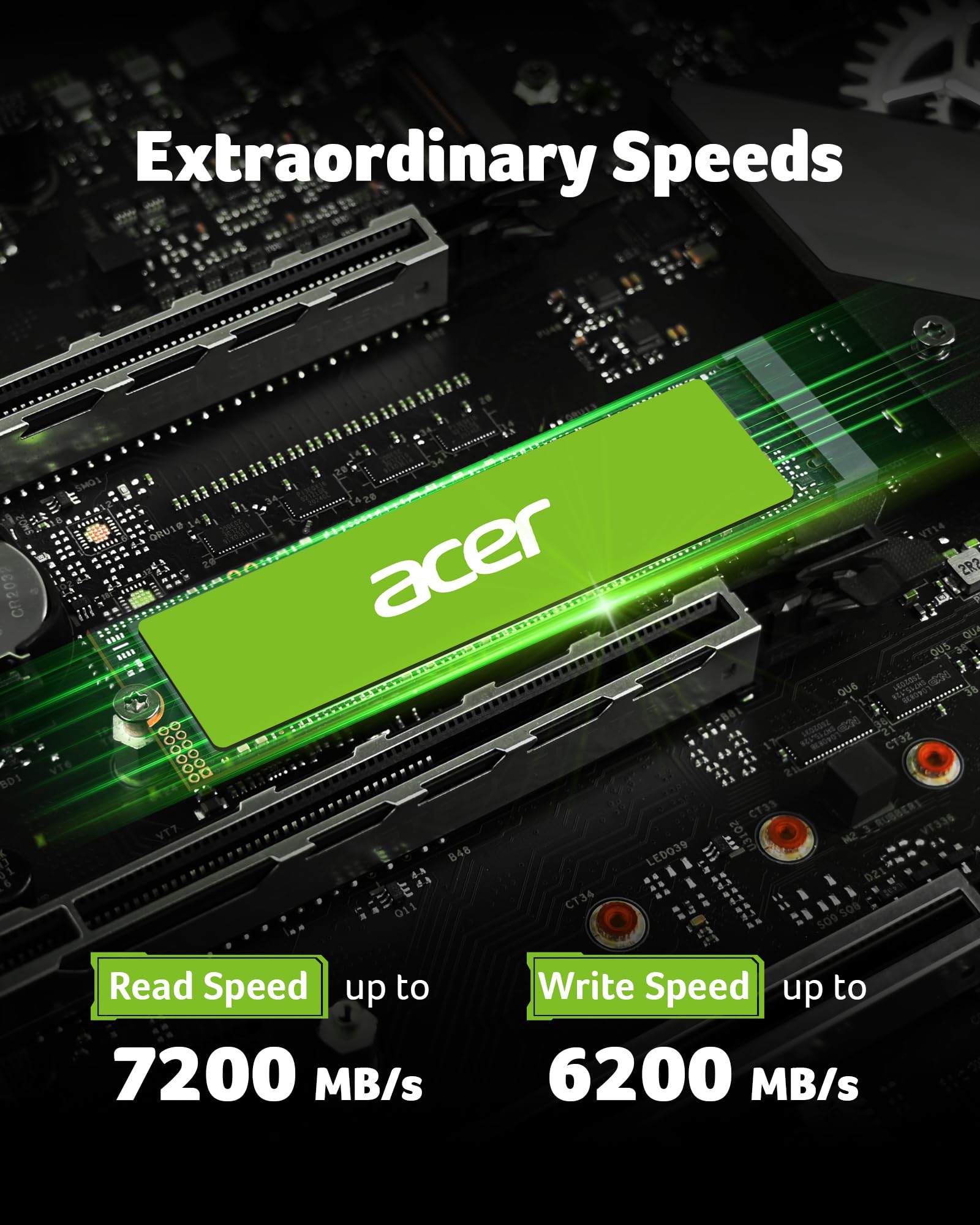 Foto 3 pulgar | Ssd Acer Fa200 Nvme Gen4 De 1 Tb, Pcie 4.0, M.2 2280 Para Ordenador Portátil - Venta Internacional.