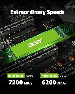 Foto 2 | Ssd Acer Fa200 Nvme Gen4 De 1 Tb, Pcie 4.0, M.2 2280 Para Ordenador Portátil - Venta Internacional.