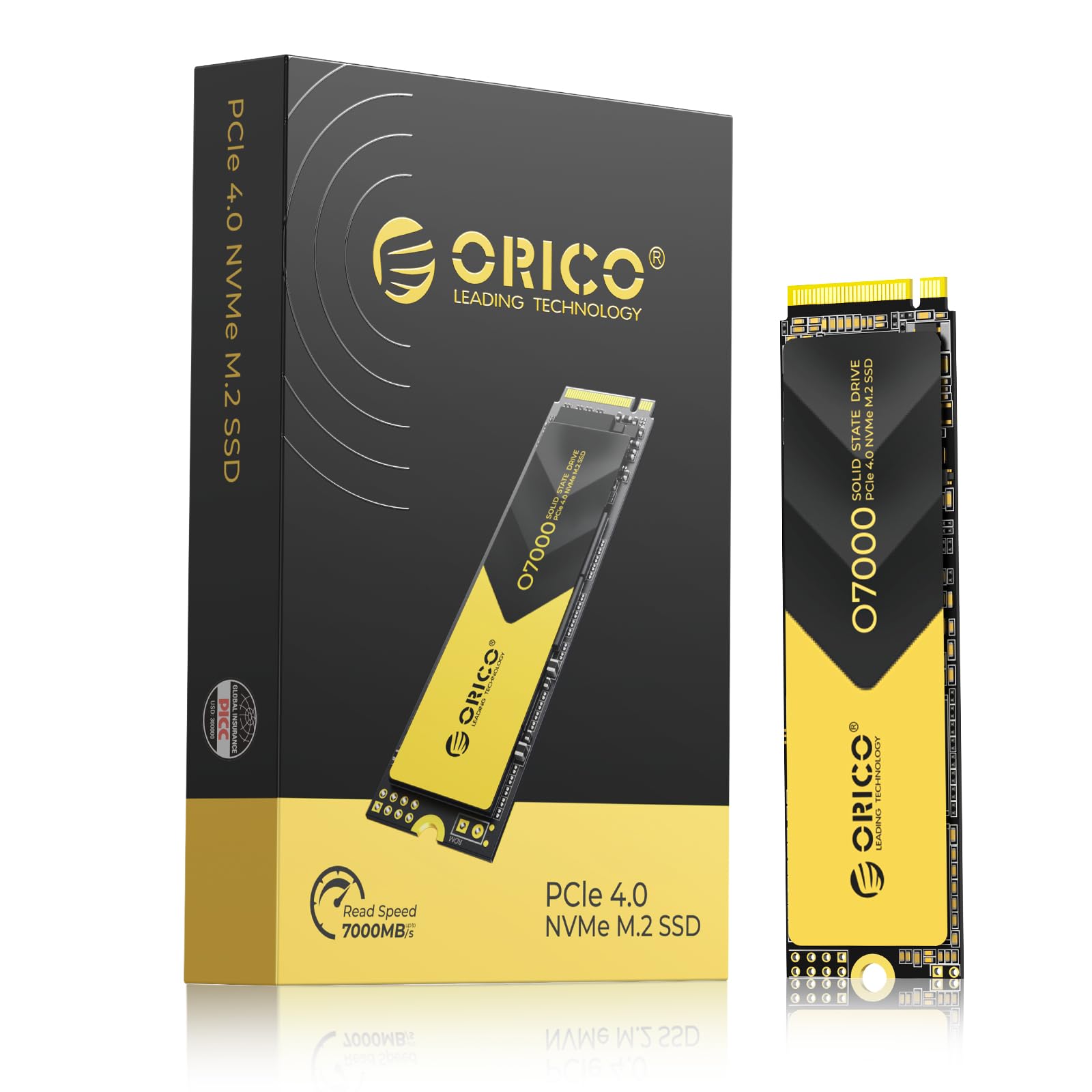 Ssd Orico O7000 Nvme Pcie 4.0 De 1 Tb A 7000 Mb/s Para Macos Windows - Venta Internacional.