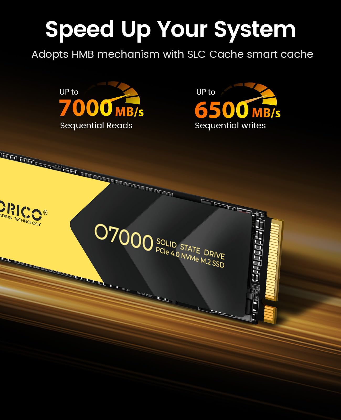 Foto 2 | Ssd Orico O7000 Nvme Pcie 4.0 De 1 Tb A 7000 Mb/s Para Macos Windows - Venta Internacional.
