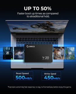 Foto 2 | Unidad De Estado Sólido Orico Y20 2tb Sata Ssd 2.5'' Para Escritorio - Venta Internacional.