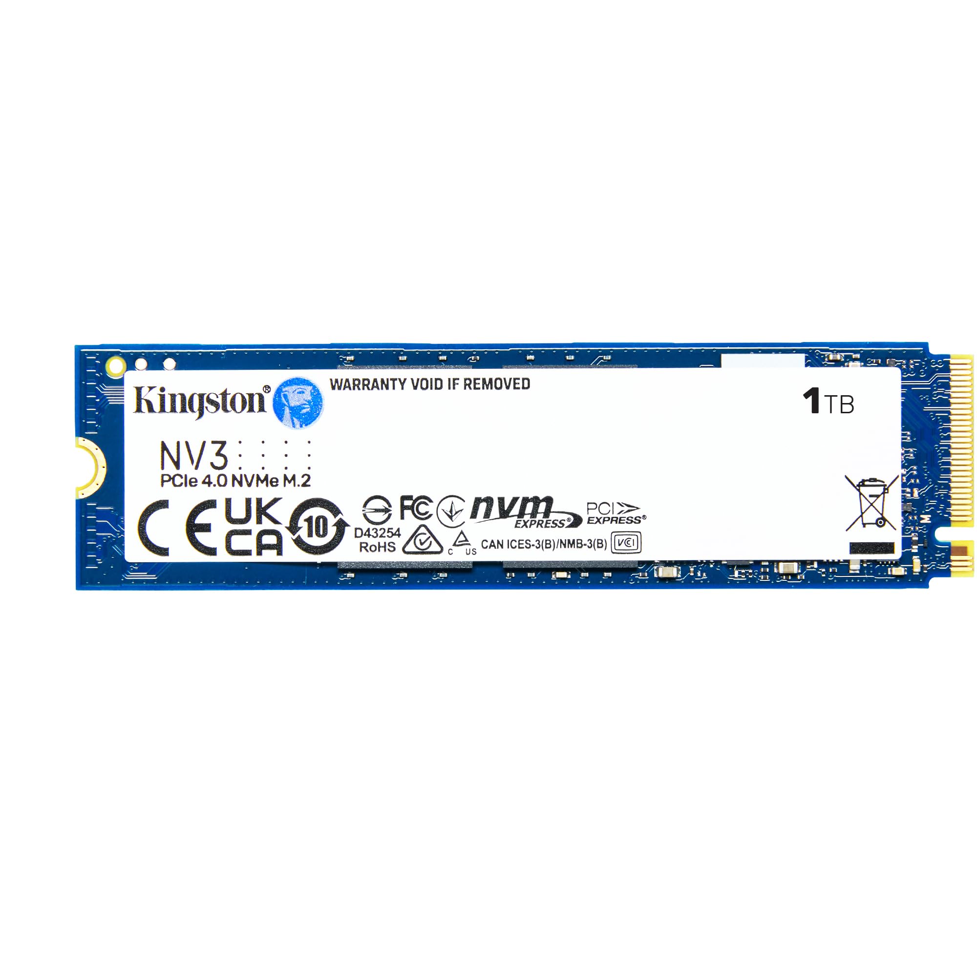 Foto 2 pulgar | Ssd Kingston Nv3 De 1 Tb M.2 2280 Nvme Pcie 4.0 Gen 4x4 6000 Mb/s - Venta Internacional.
