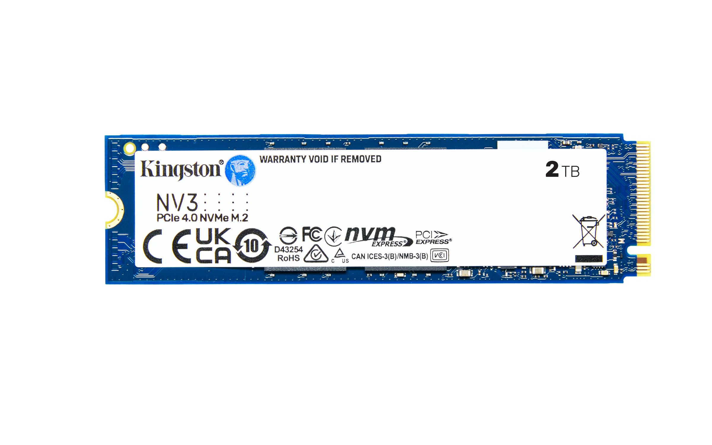 Foto 2 pulgar | Ssd Kingston Nv3 De 2 Tb M.2 2280 Nvme Pcie 4.0 Gen 4x4 6000 Mb/s - Venta Internacional.